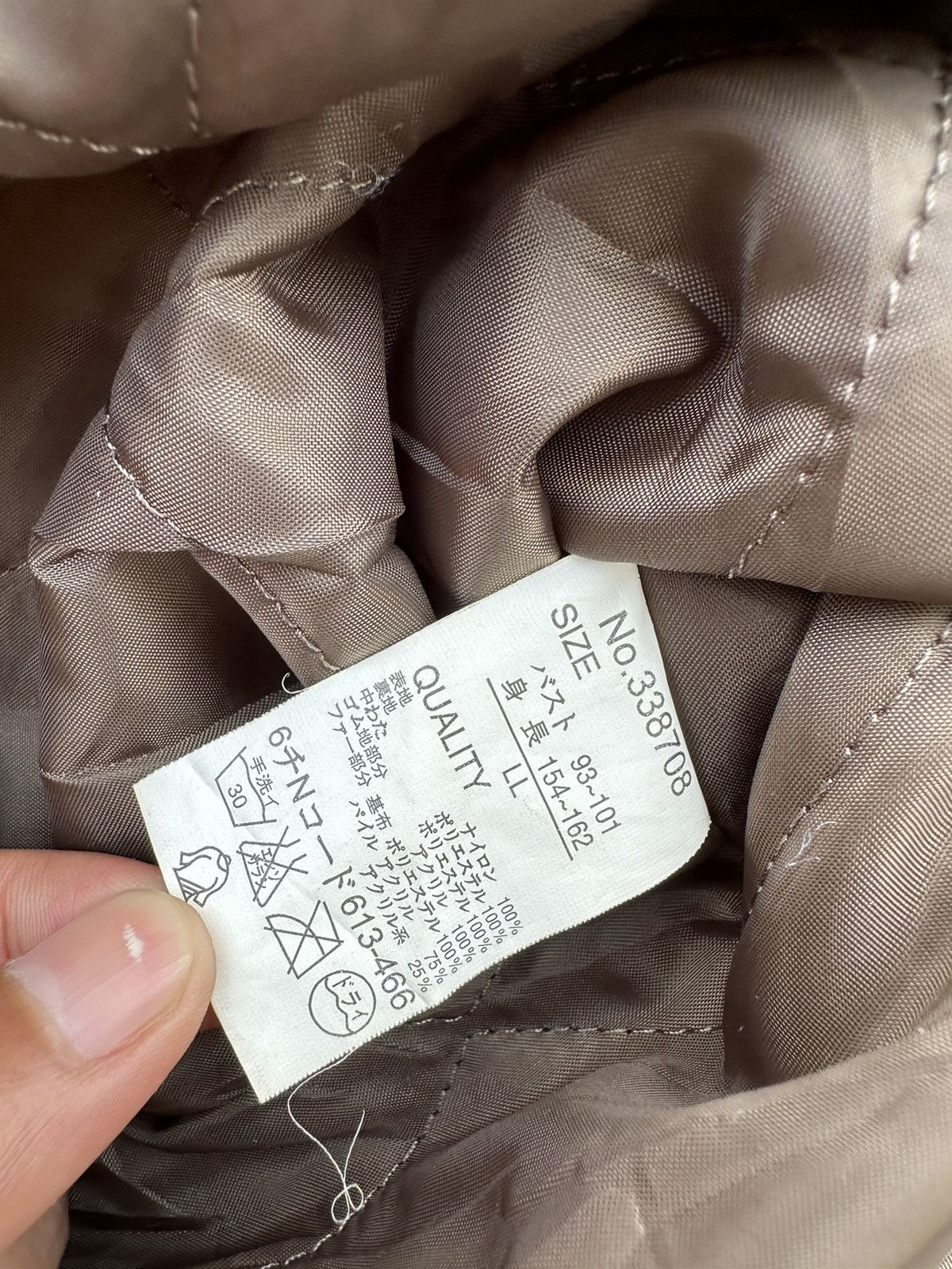 Japanese Brand WINTER SESSION IFSIX LGB STYLE BONDAGE DOWN FUR JACKET Size US L / EU 52-54 / 3 - 13 Thumbnail