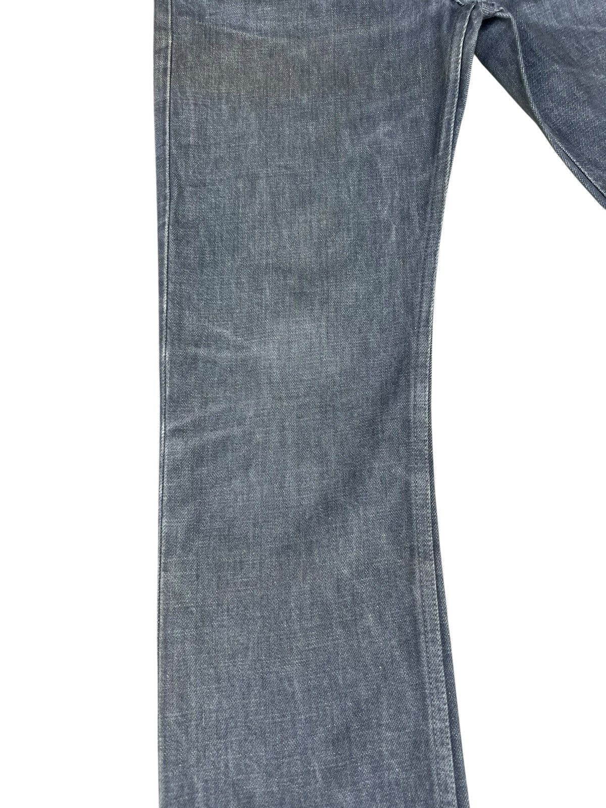 Vintage Helmut Lang Italian Cut Faded Mud Grey Denim Jeans