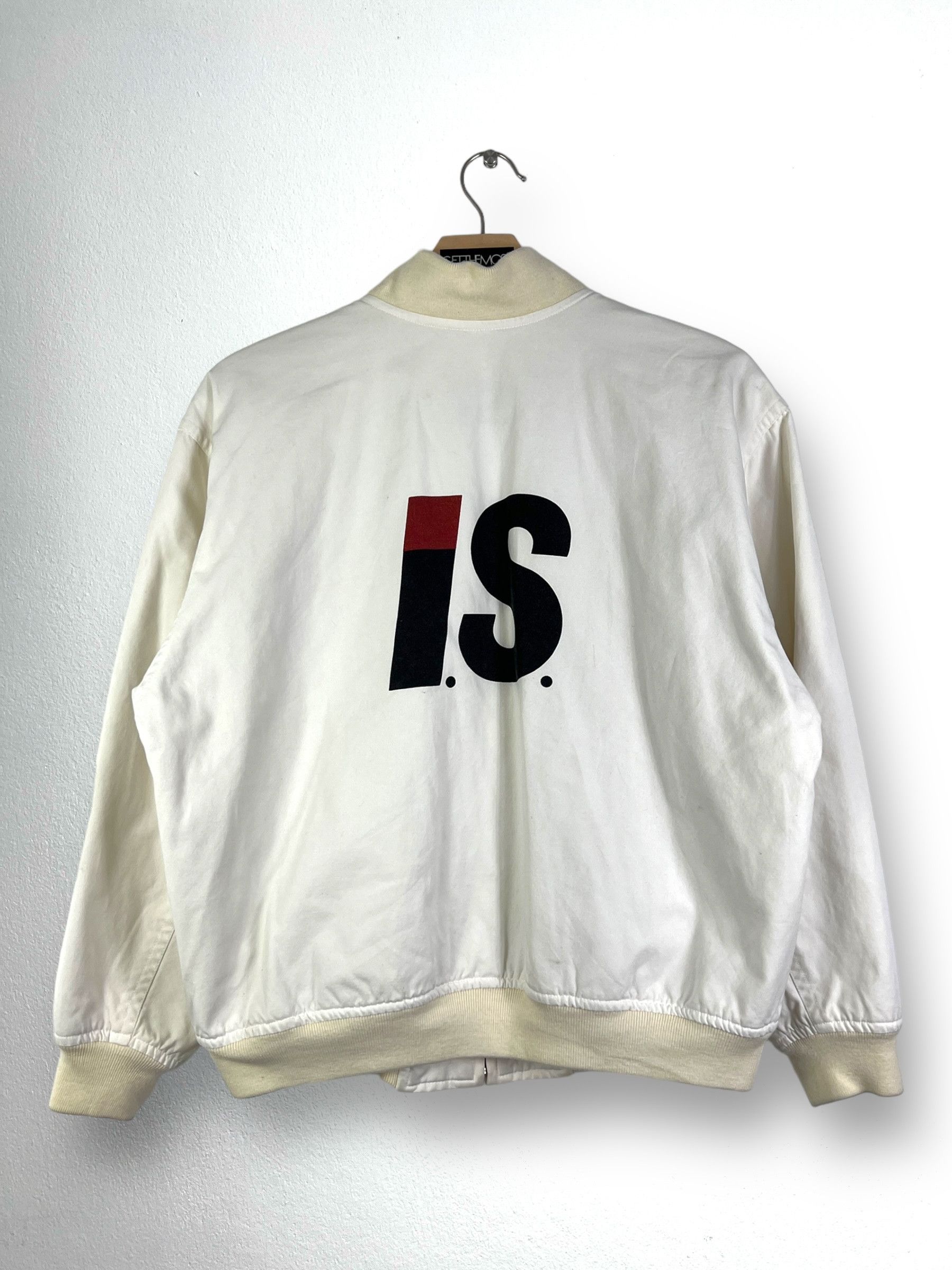 Issey Miyake × Vintage Vintage ISSEY MIYAKE I.S. Logo Bomber Jacket (M) GTMPT747 Size US M / EU 48-50 / 2 - 1 Thumbnail