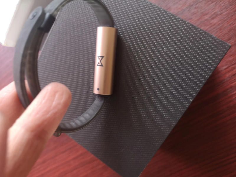Misfits Misfit Ray Rose Gold Leather Band black Activity Tracker Size ONE SIZE - 3 Thumbnail