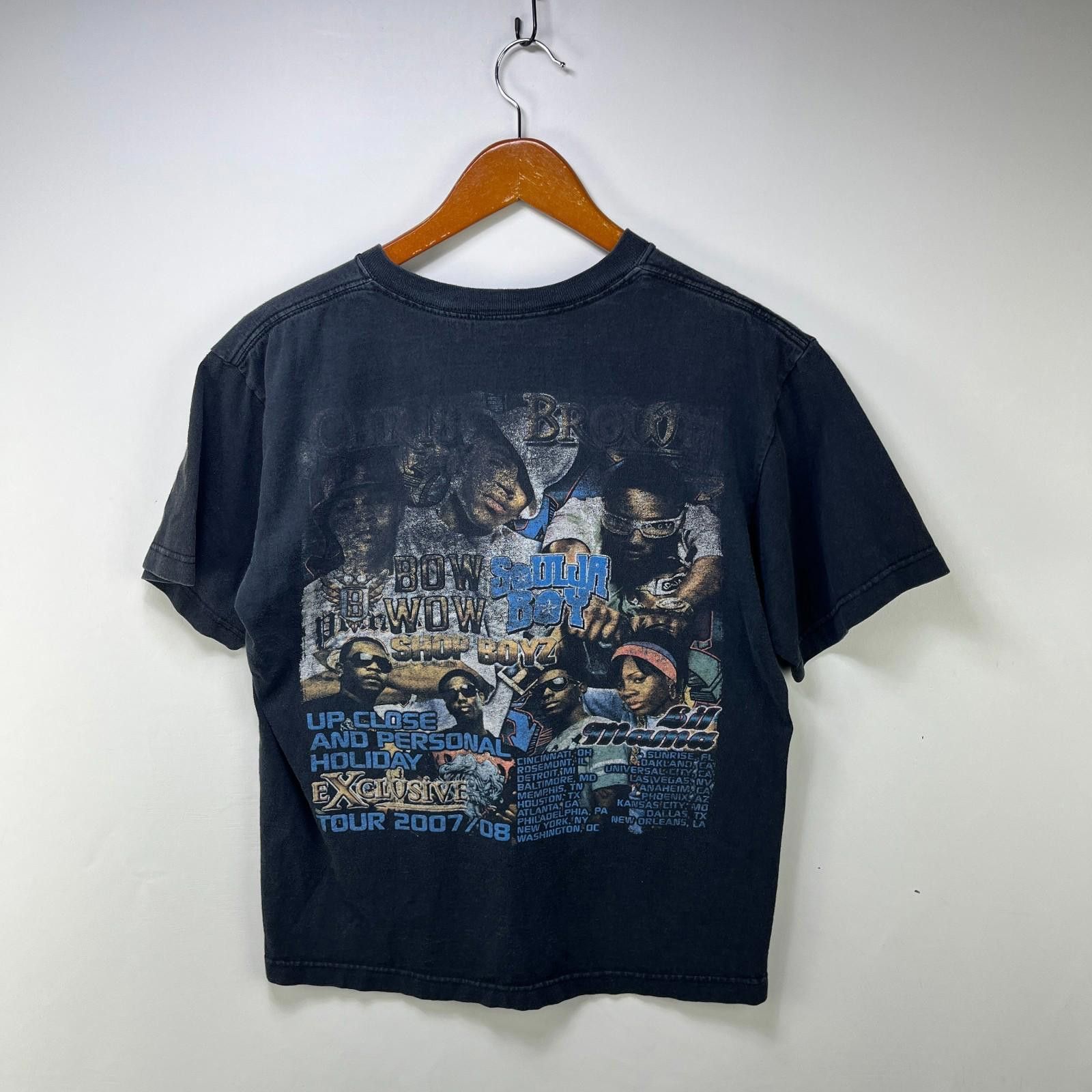 Vintage Vintage Chris Brown Bow Wow Soulja Tour Rap T Shirt Medium Size US M / EU 48-50 / 2 - 4 Thumbnail