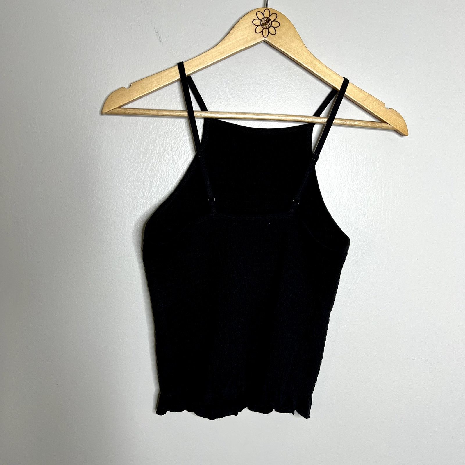 Other SO Black Ruched High Neck Tank Top Size S / US 4 / IT 40 - 5 Thumbnail