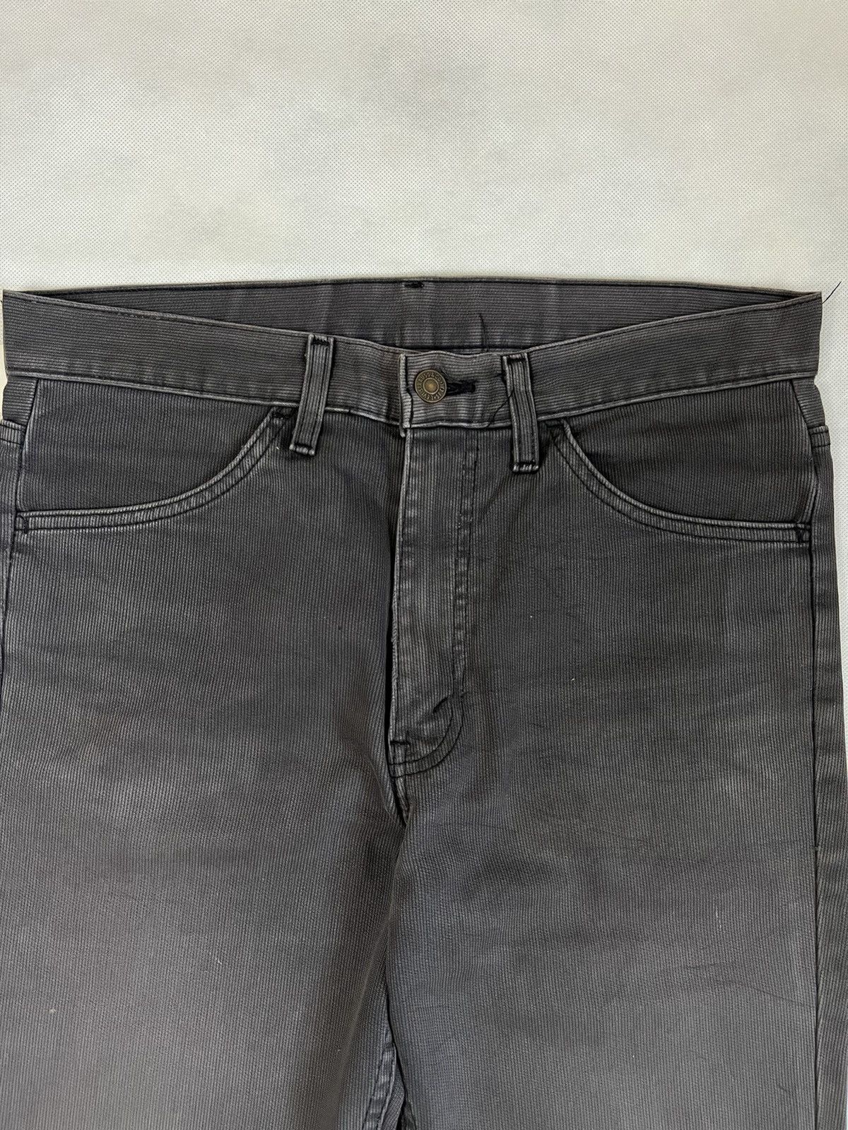 Levi's Vintage Clothing Vintage 90's Levis Ash Grey Hickory Stripe Denim Size US 32 / EU 48 - 13 Thumbnail