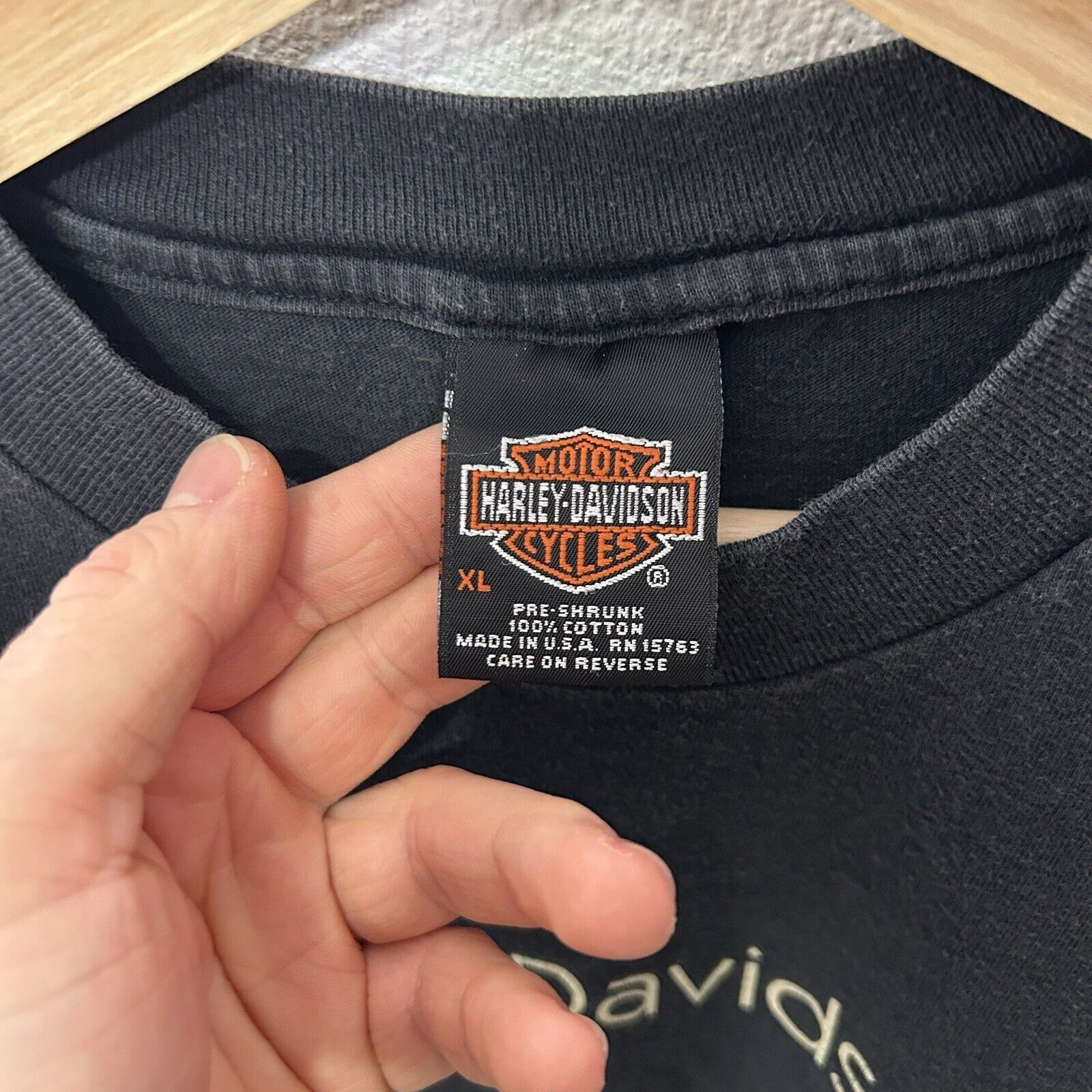 Harley Davidson Vintage 1997 Harley Davidson Eagle Pocket Tee Size US XL / EU 56 / 4 - 5 Thumbnail