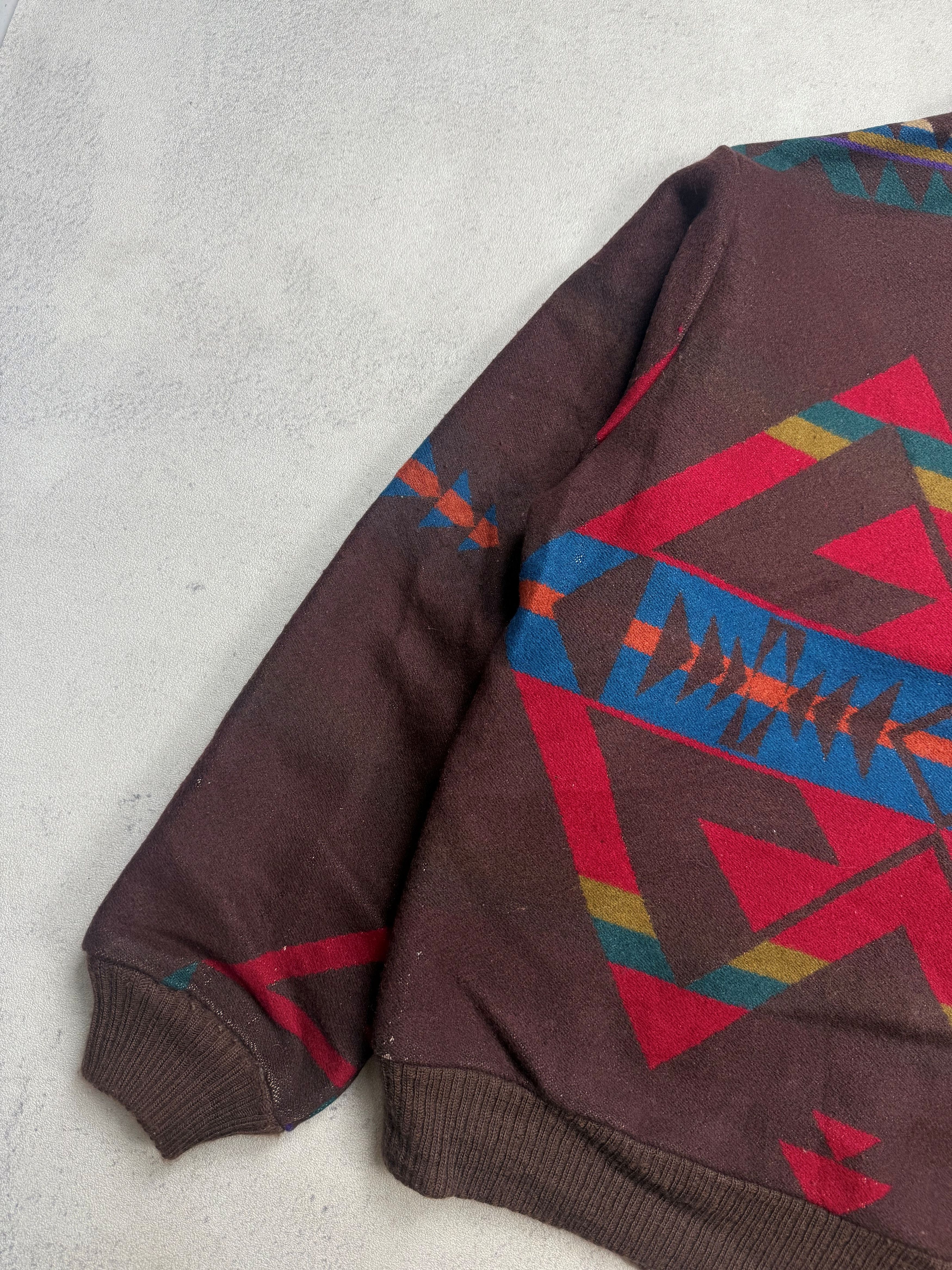 80s Pendleton High Grade Western Wear Aztec Wool Jacket