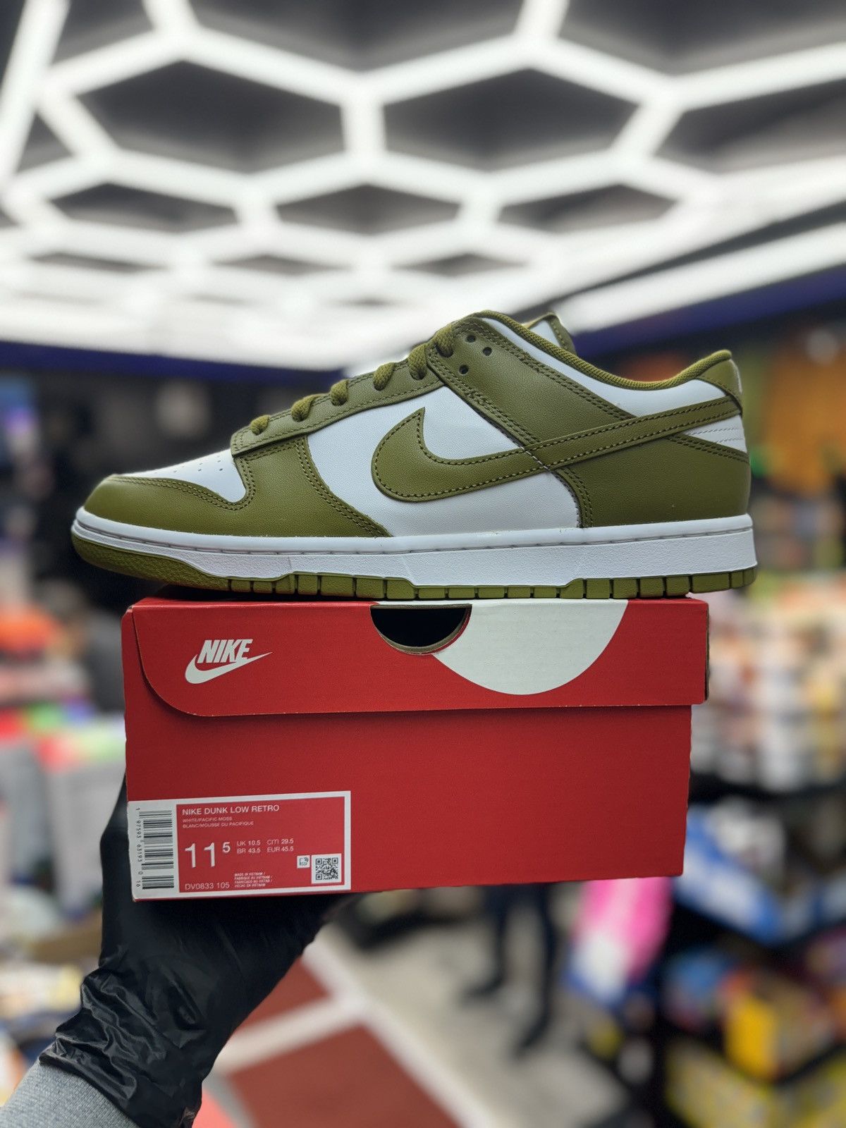 Nike Nike dunk low Pacific moss Size US 11.5 / EU 44-45 - 1 Thumbnail