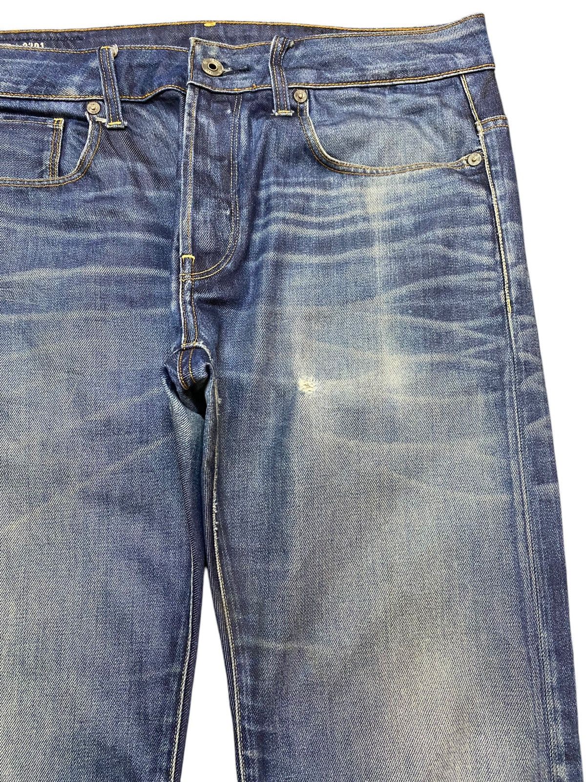 Raw State Vintage G Star Raw Blue Wash Distressed Slim Jeans Size US 36 / EU 52 - 7 Thumbnail