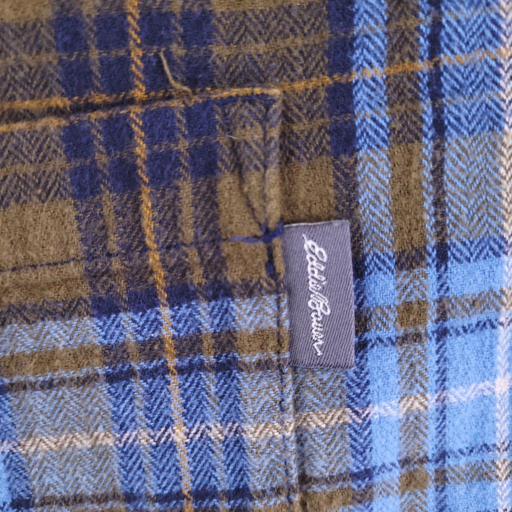 Eddie Bauer Eddie Bauer Shirt Mens Medium Brown Flannel Cotton Long Sleeve Button-Up Size US M / EU 48-50 / 2 - 2 Thumbnail