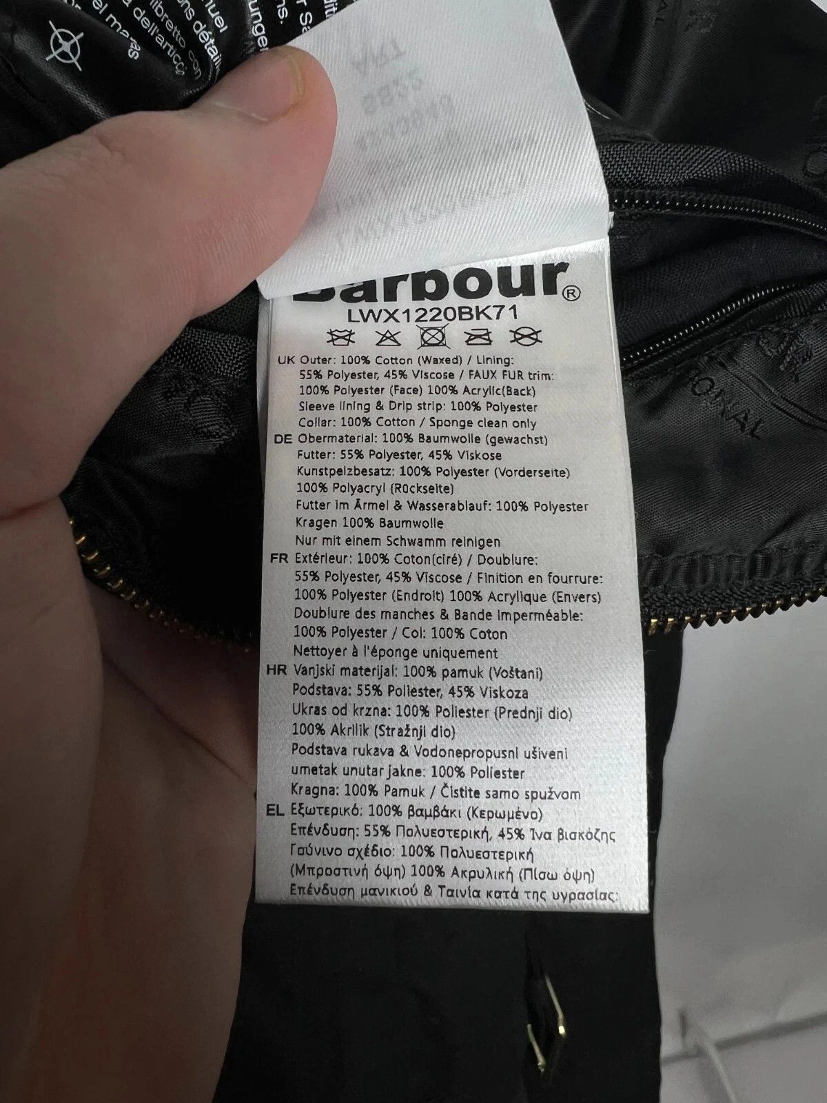 Barbour Barbour International Nesbitt Wax Cotton Black Jacket Size M / US 6-8 / IT 42-44 - 16 Thumbnail