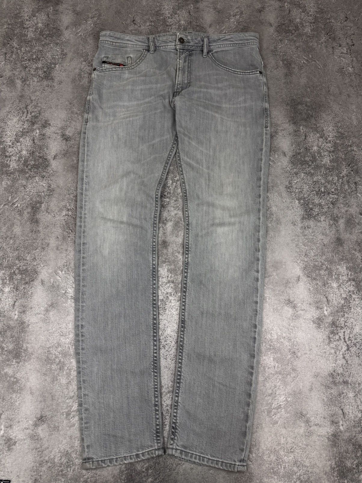 Diesel Diesel Men Cotton Jeans Grey Size 33 Size US 33 - 2 Thumbnail