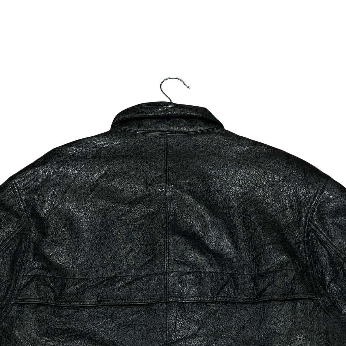 Lanvin Vintage Lanvin Paris Button Up Sheepskin Leather Jacket Size US XL / EU 56 / 4 - 17 Thumbnail