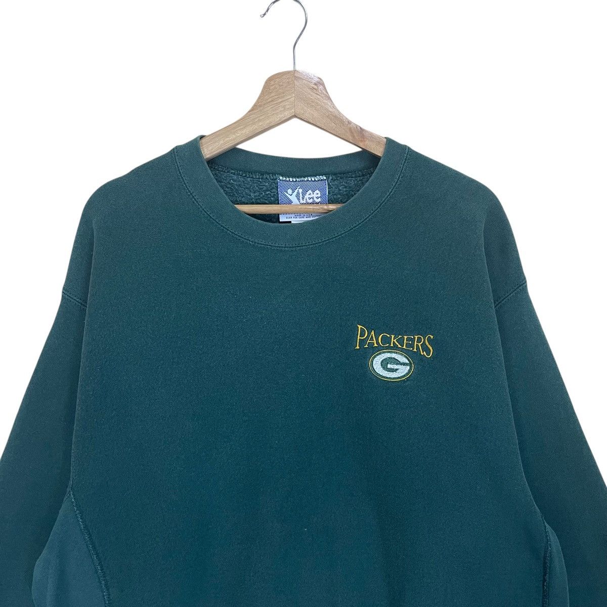 NFL × Vintage Vintage 90s NFL Green Bay Packers Small Logo Sweatshirt Size US XL / EU 56 / 4 - 4 Thumbnail