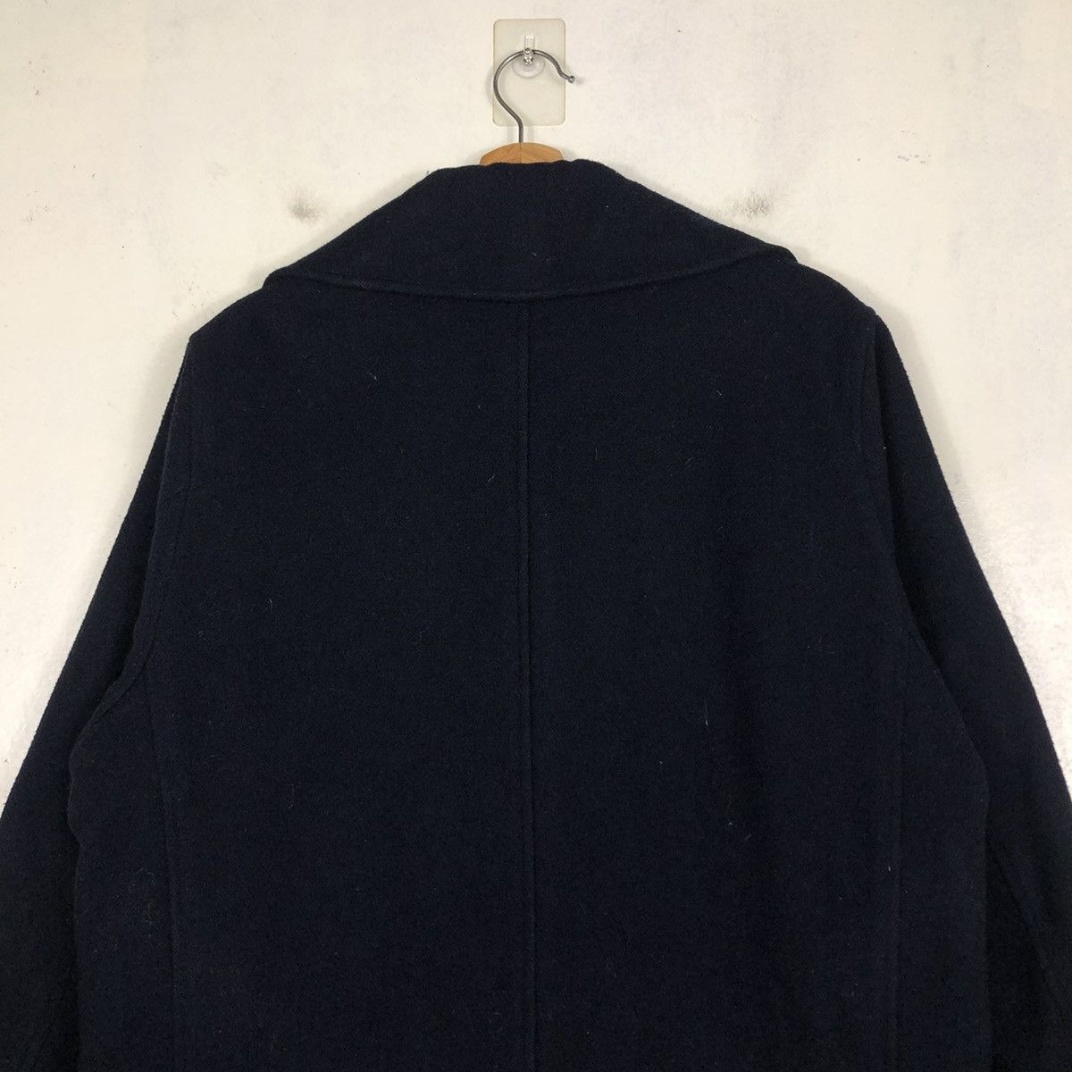 Edwin 📌VINTAGE WOOL BIKER JACKEG EDWIN COMPANY DOUBLE COLLAR Size US L / EU 52-54 / 3 - 11 Thumbnail