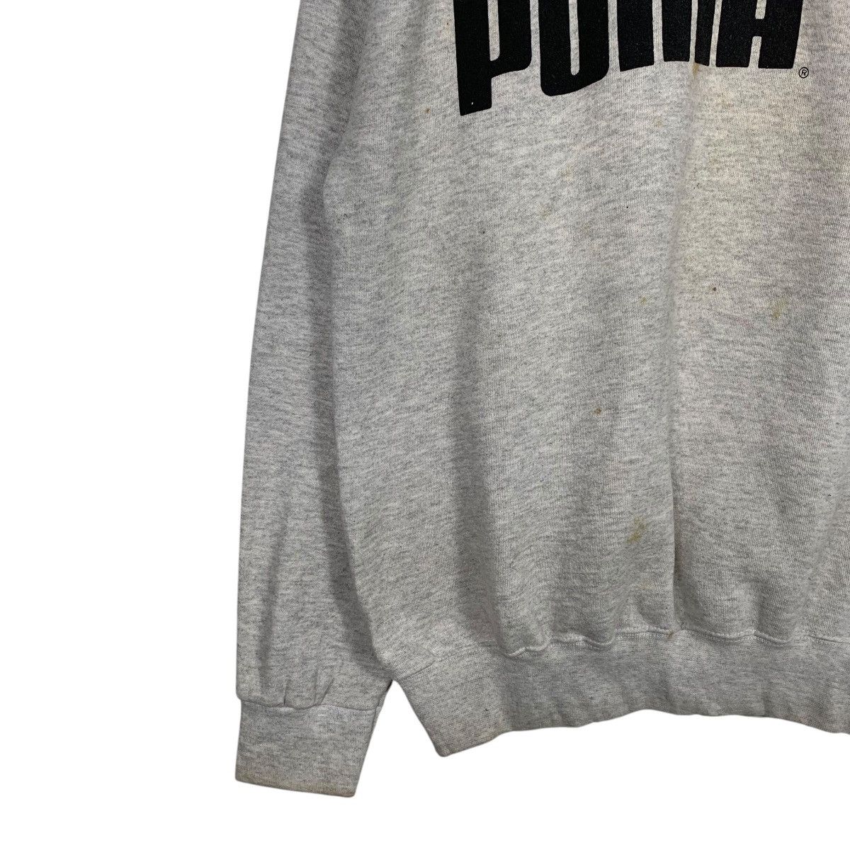 Puma Vintage 80s Puma Big Logo Crewneck Sweatshirt Size US L / EU 52-54 / 3 - 3 Thumbnail