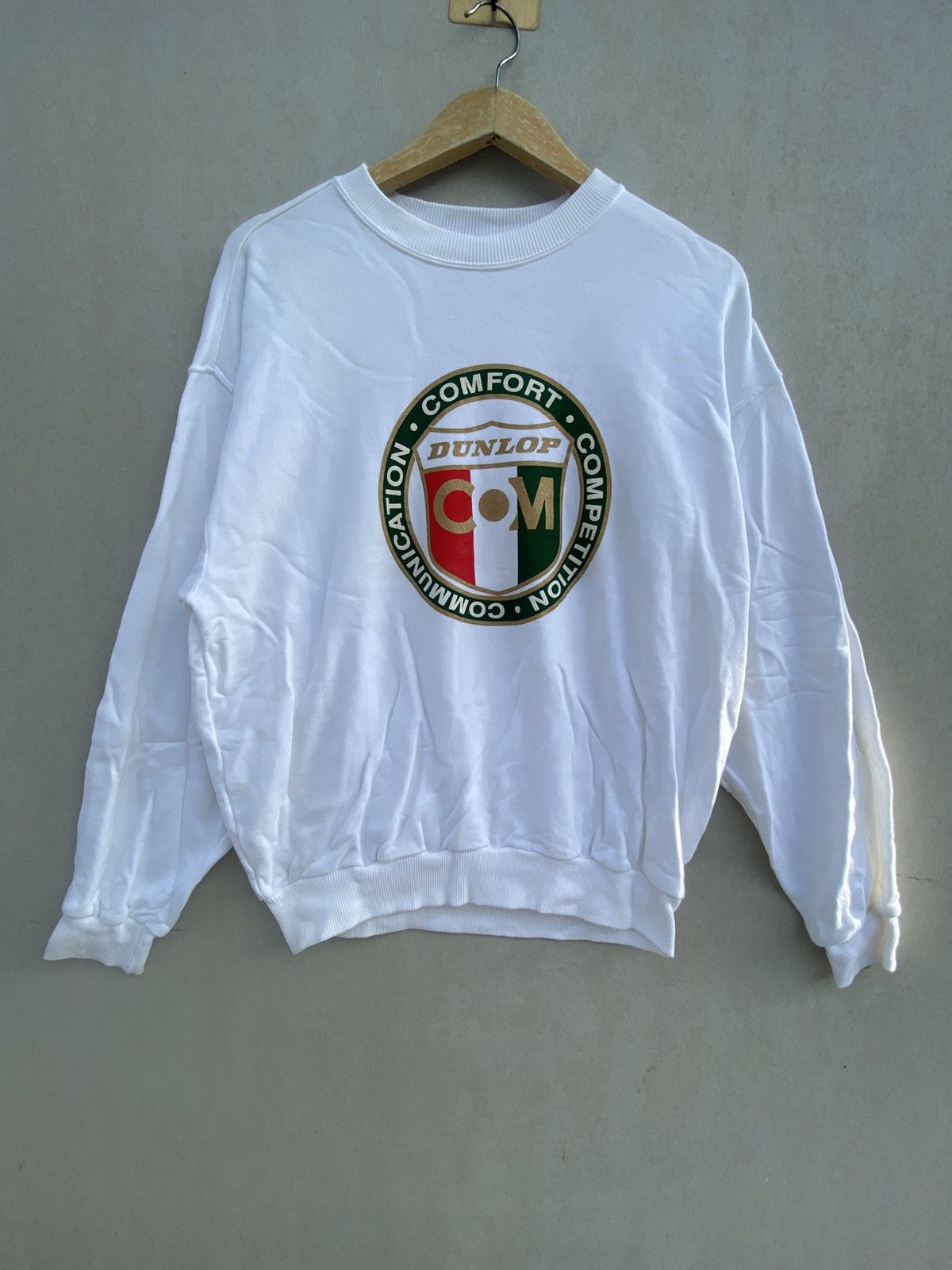 Dunlop Rare!! Vintage Dunlop Motorsport Sweatshirt Logo TB-01 Size US XL / EU 56 / 4 - 1 Thumbnail