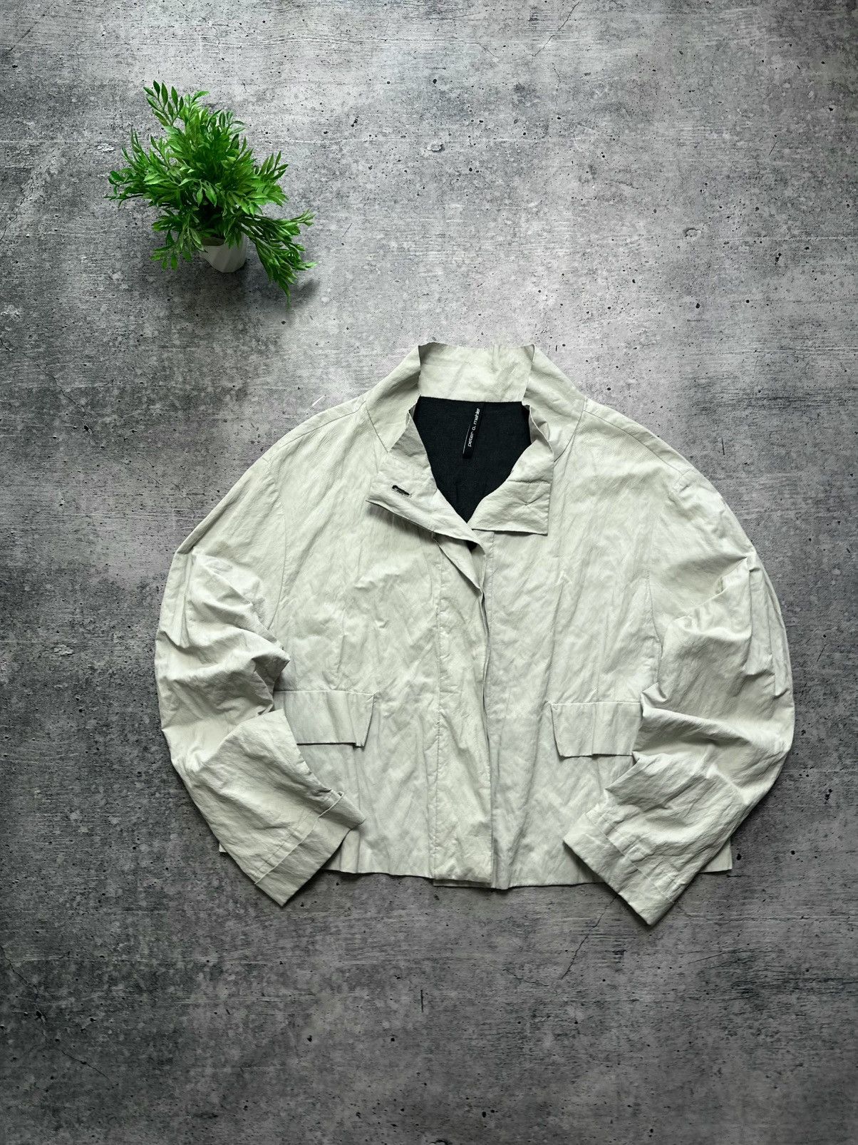 Other Peter O.Mahler Funnel Neck Geometric Rare Jacket Blazer Size XS / US 0-2 / IT 36-38 - 2 Thumbnail
