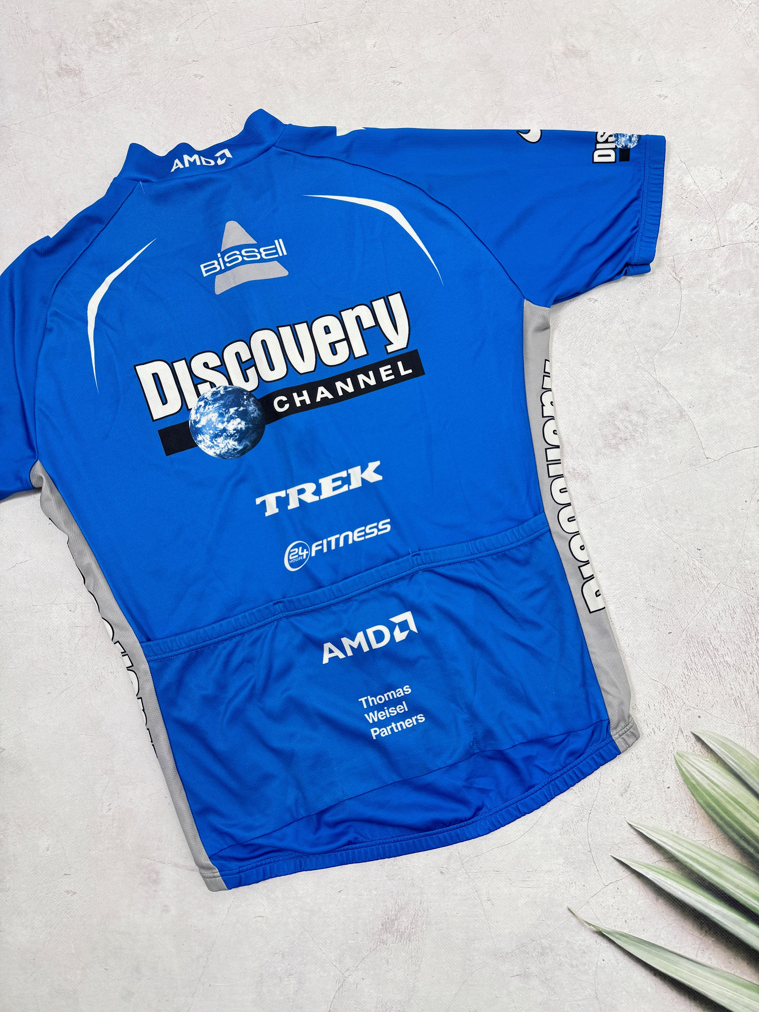 Nike Nike Discovery Cycling Jersey Trek 24 Hour Fitness AMD Size US M / EU 48-50 / 2 - 11 Thumbnail