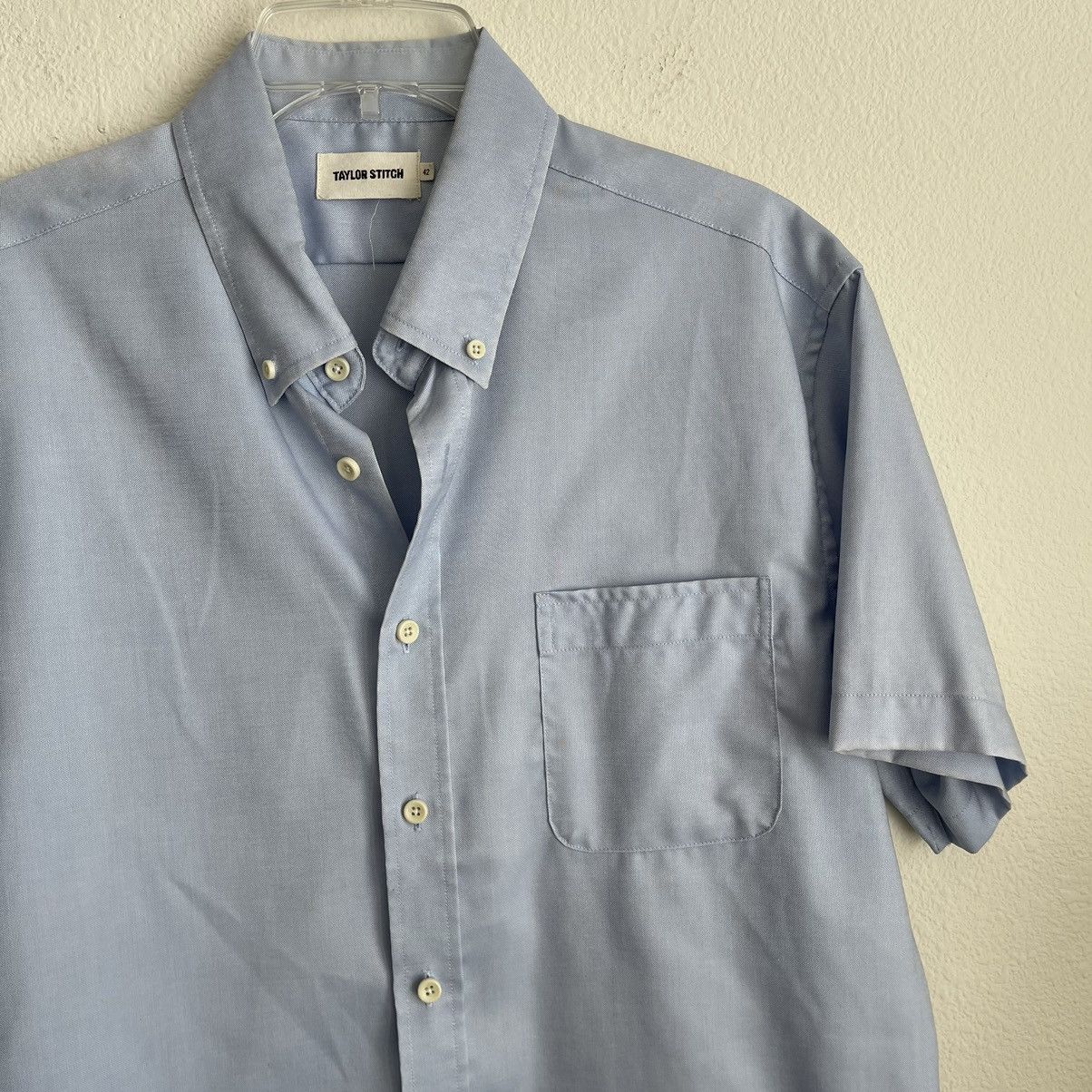 Taylor Stitch Taylor Stitch Short Sleeve Button Down Front Pocket Shirt Size US L / EU 52-54 / 3 - 1 Thumbnail