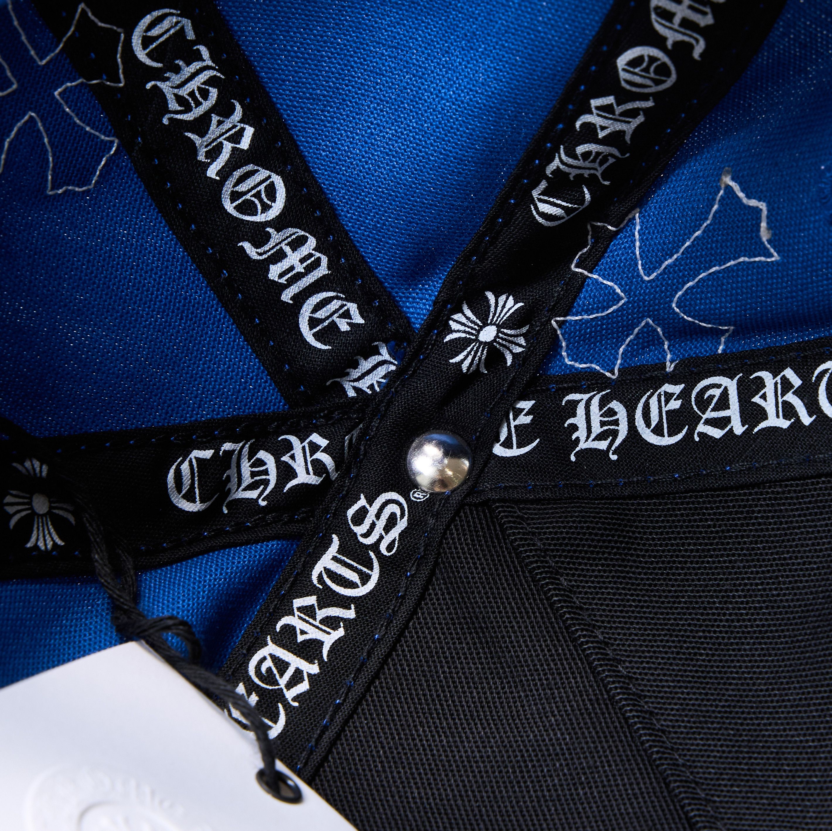 Chrome Hearts CHROME HEARTS Cross Patch Baseball Hat BLUE Size ONE SIZE - 6 Thumbnail