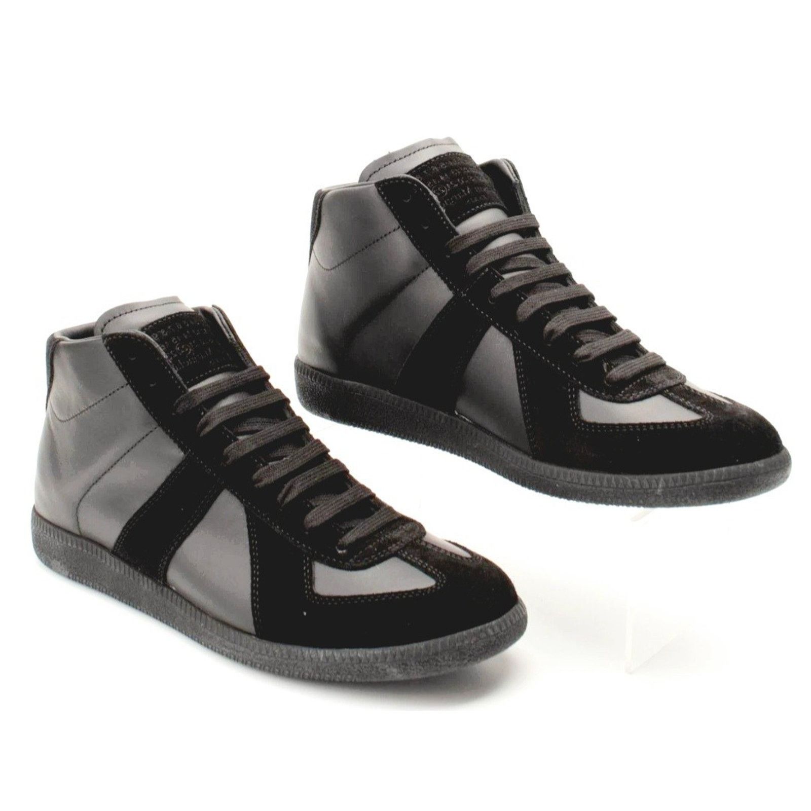 Maison Margiela RRP$790 MAISON MARGIELA Leather Sneakers US10 UK9 EU43 Black Size US 10 / EU 43 - 1 Thumbnail