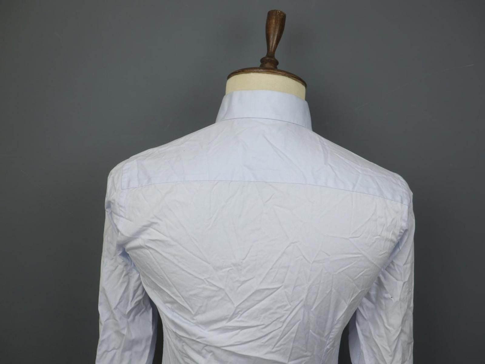 Eton Eton Blue 100% Cotton Collared Dress Shirt Size 37 Size 38R - 8 Thumbnail