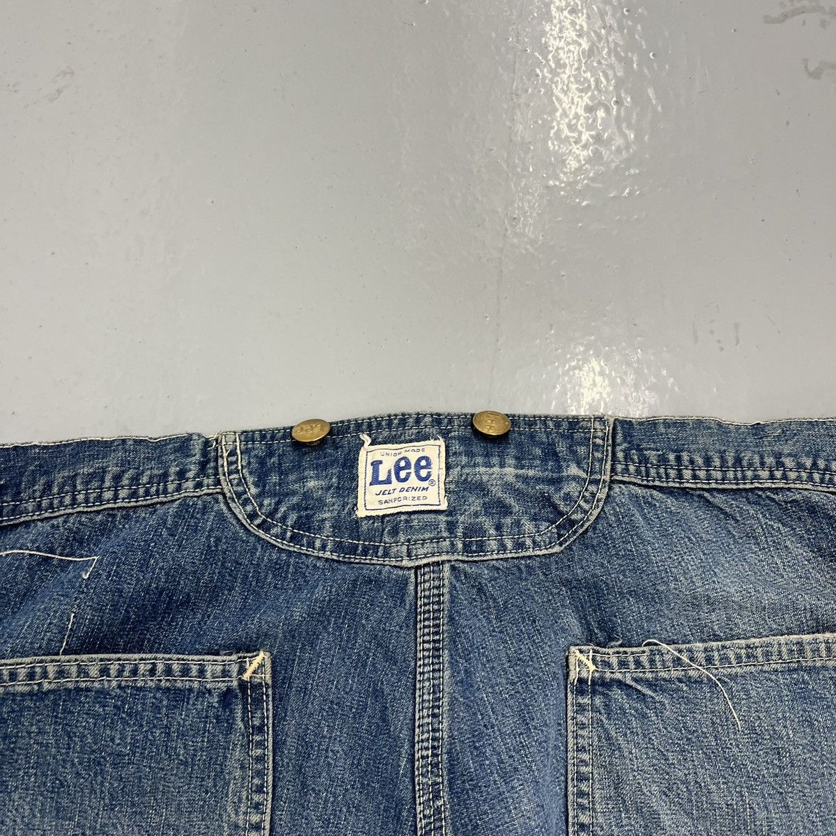 Lee Vintage 50s Lee Union Made Jelt Sanforized Overalls 38x31 Size US 38 / EU 54 - 5 Thumbnail
