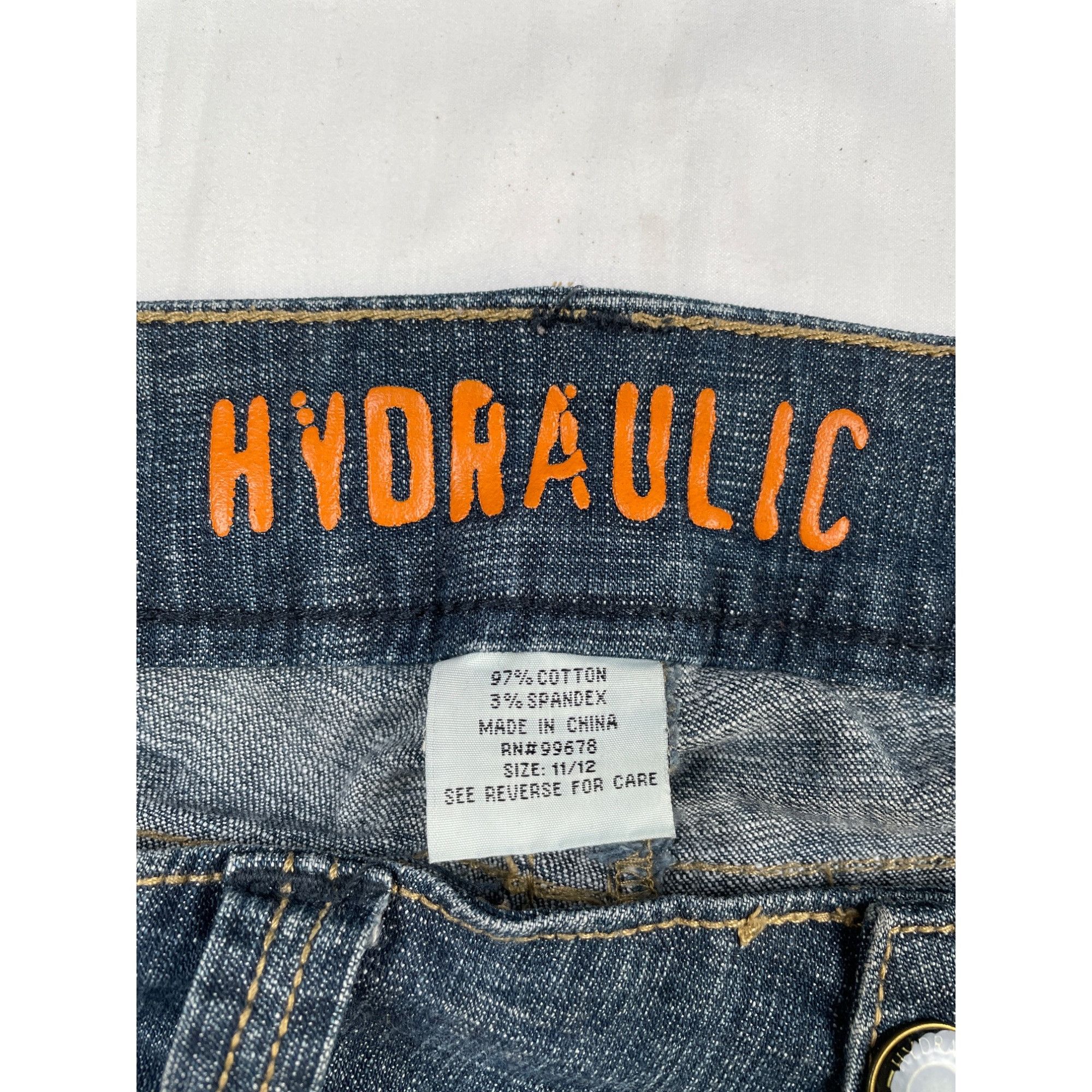 Other Hydraulic Women's Blue Jeans Stretch Curvy Lola Fit Size 11/ Size 31" - 5 Thumbnail