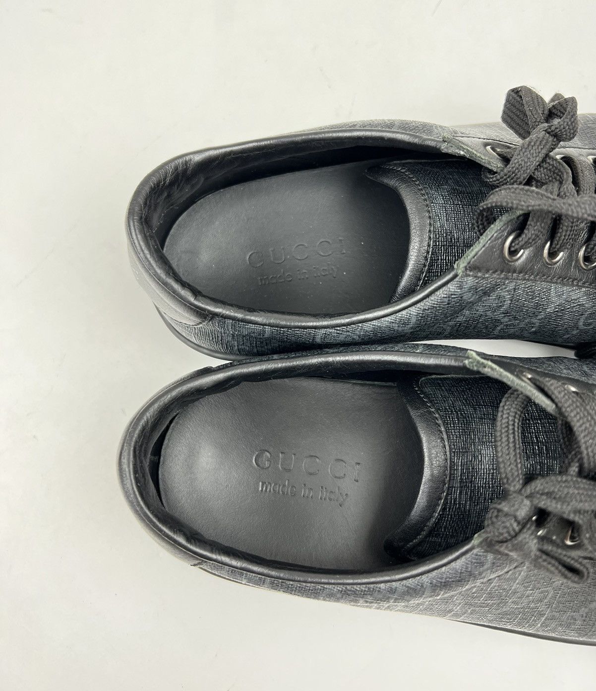 Gucci GUCCI Sneakers Low Top Leather Shoes BROOKLYN GG Monogram Size US 8 / EU 41 - 17 Thumbnail