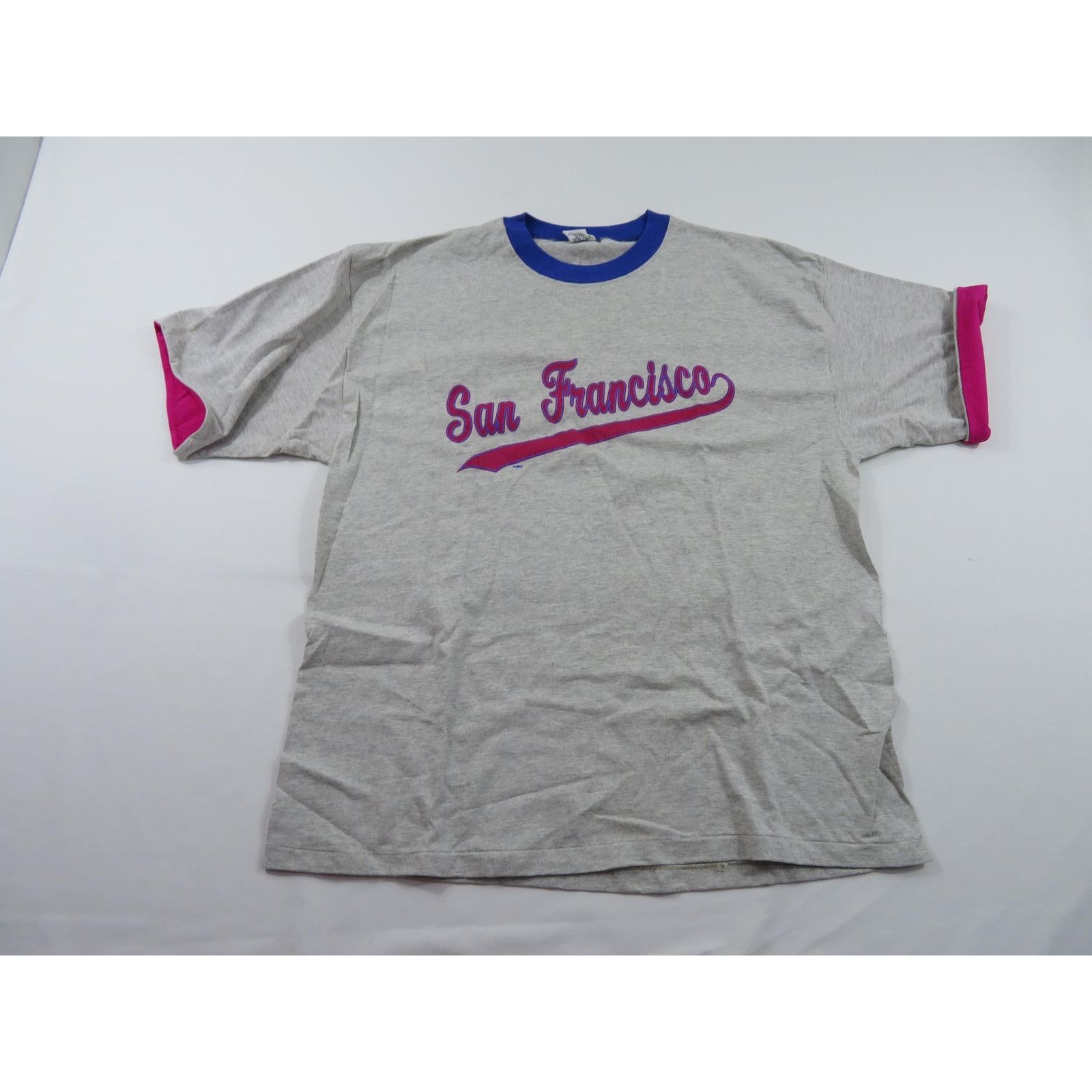 Other San Francisco T-Shirt Gray Script Lettering Sz XL 1990s Size US XL / EU 56 / 4 - 1 Thumbnail