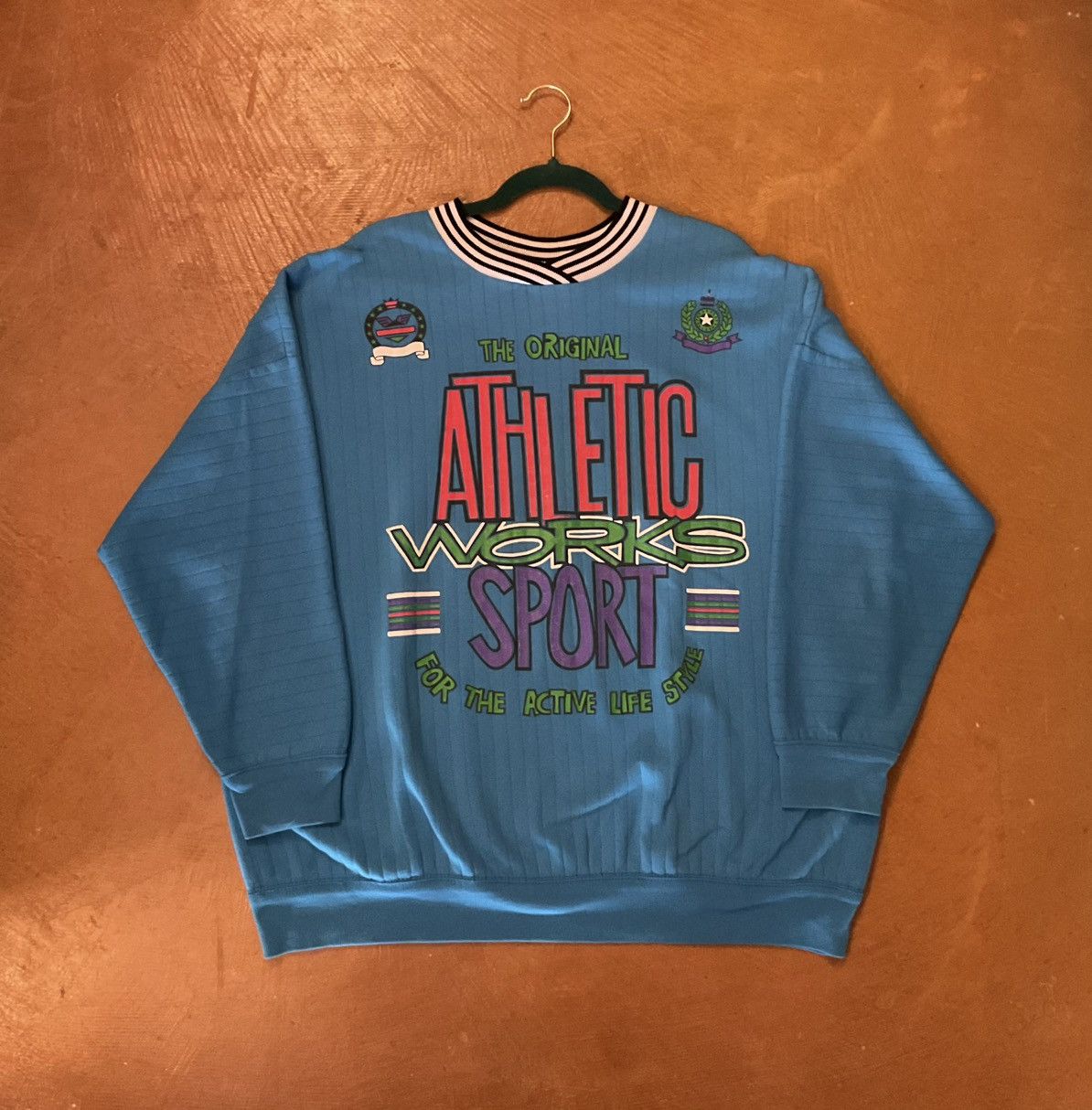 Other No Boundaries Blue Graphic Crewneck Sweater Size US XL / EU 56 / 4 - 1 Thumbnail