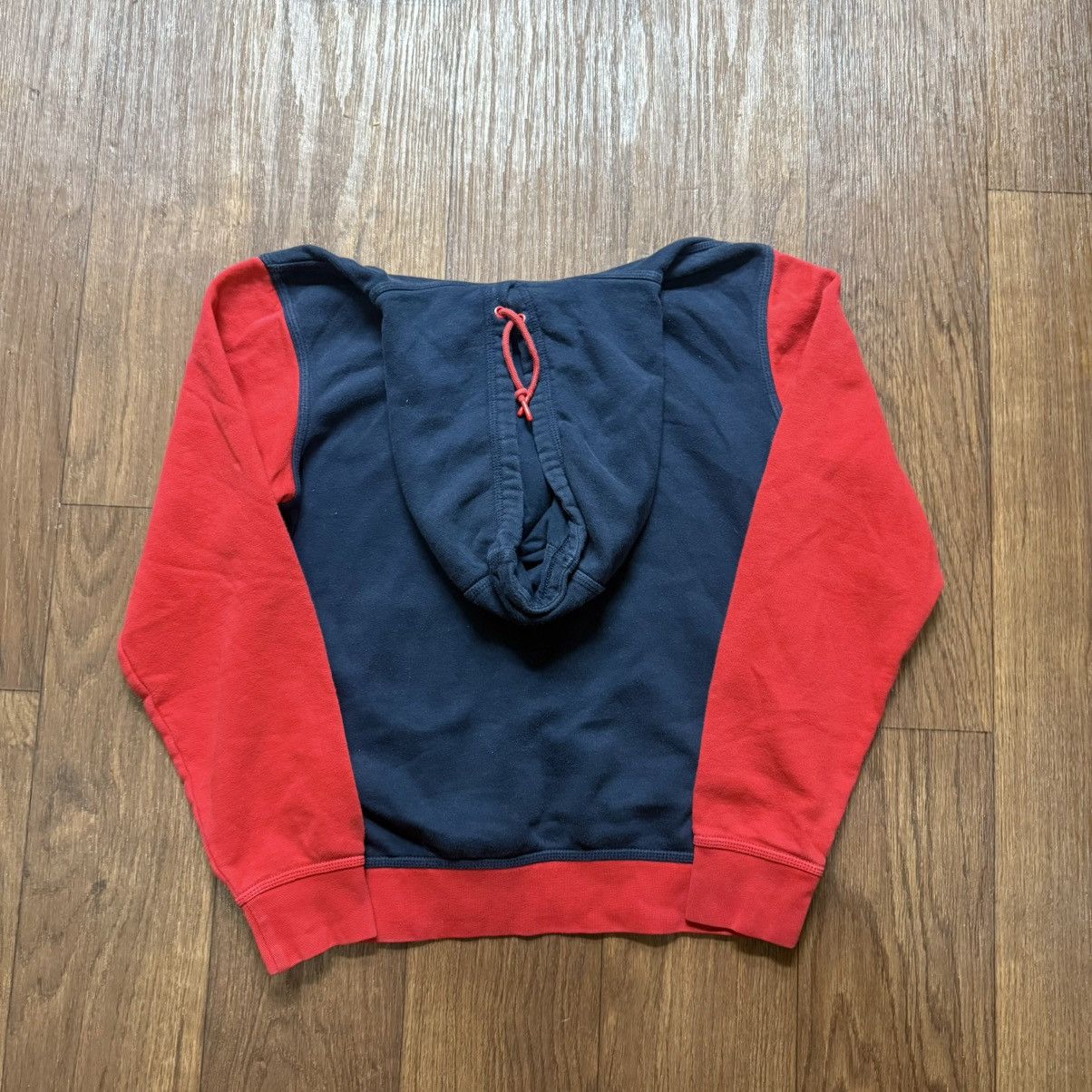 Nike Y2k Vintage 90s Red Swoosh Pullover Nike hoodie Size US M / EU 48-50 / 2 - 2 Thumbnail