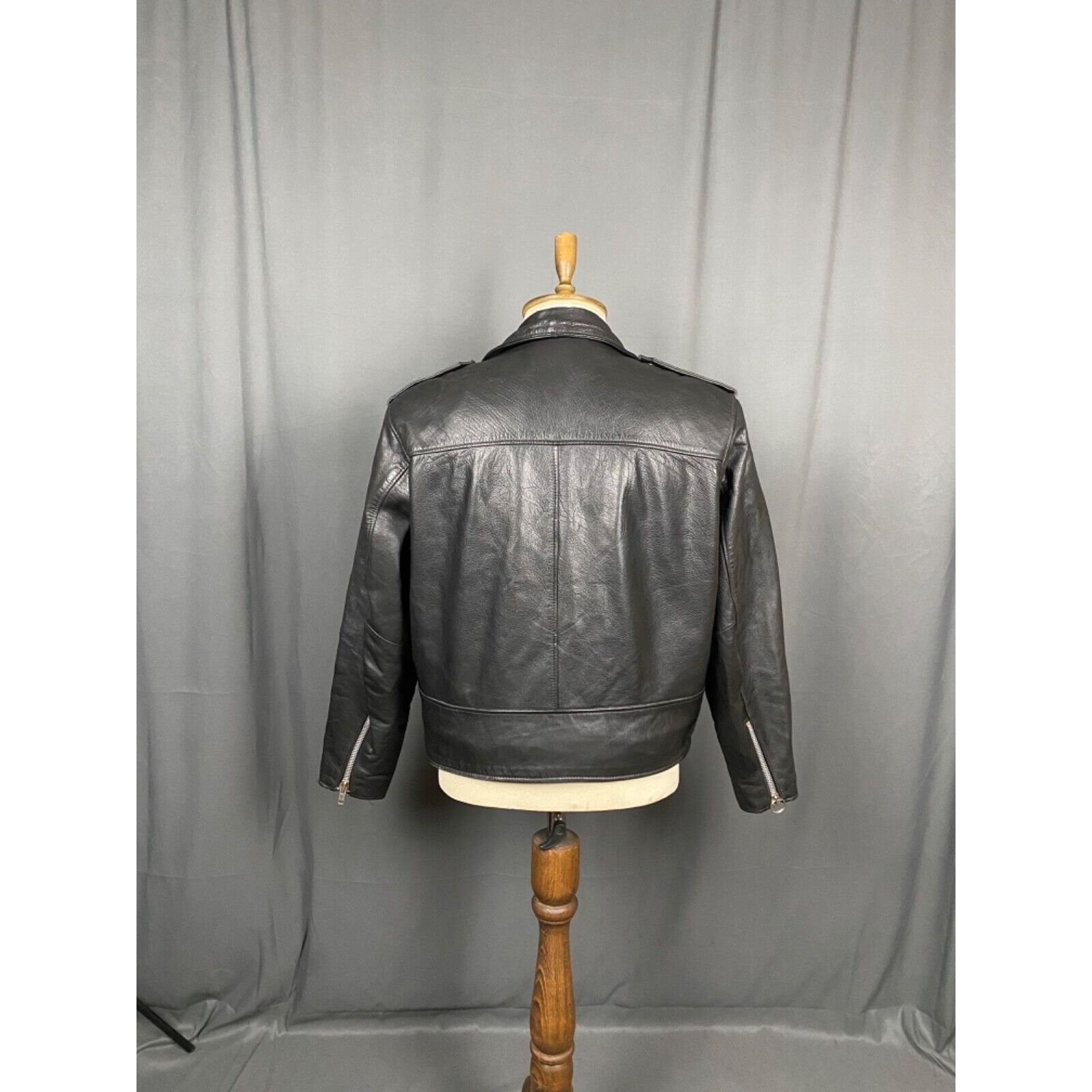 Raf by Raf Simons RARE! Raf Simons VTG Men's Black Leather Biker Jacket Size L Size US L / EU 52-54 / 3 - 8 Thumbnail