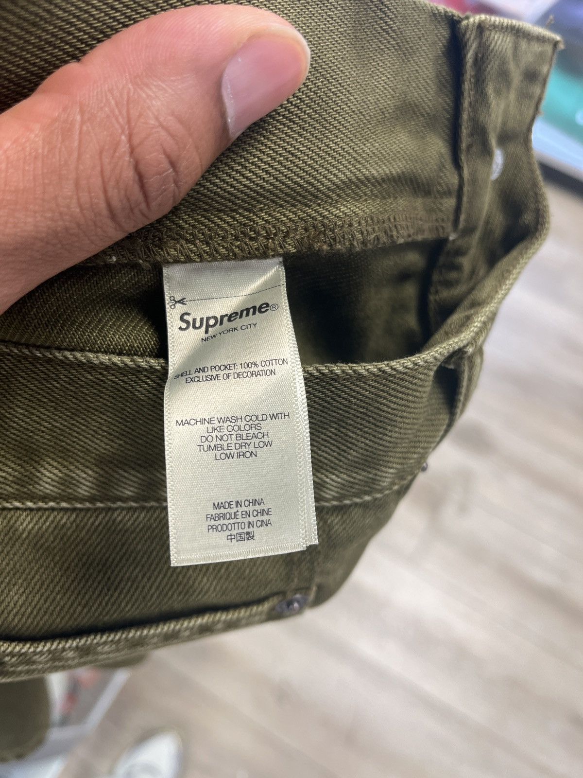 Supreme Olive supreme denim short 32 Size US 32 / EU 48 - 3 Thumbnail