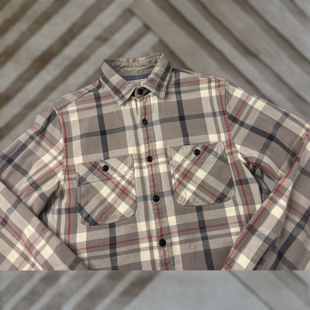 J.Crew J. Crew Wallace & Barnes Flannel Cotton Shirt Men S Plaid Button Long Sleeve Multicolor Casual Regular Button-Up Size US S / EU 44-46 / 1 - 1 Thumbnail