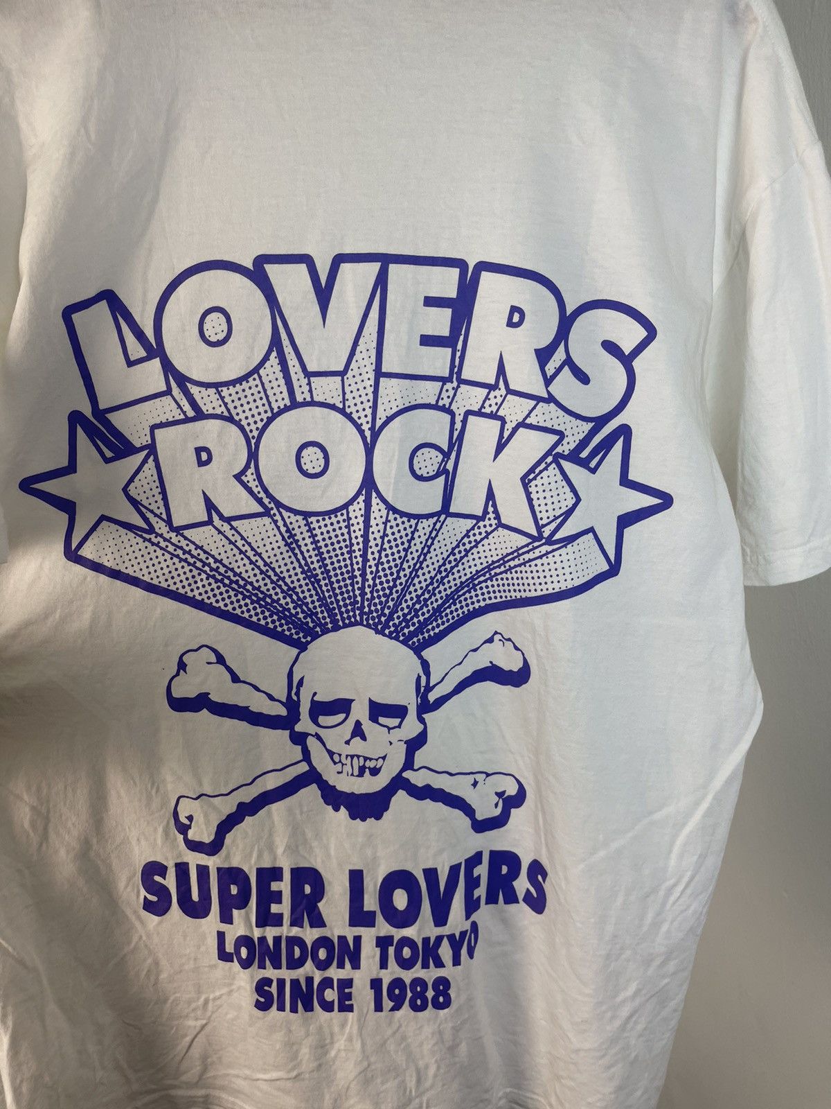 Hysteric Glamour 2000s Lover Rock Super Lovers Purple Print Tee b2 Size US L / EU 52-54 / 3 - 8 Thumbnail