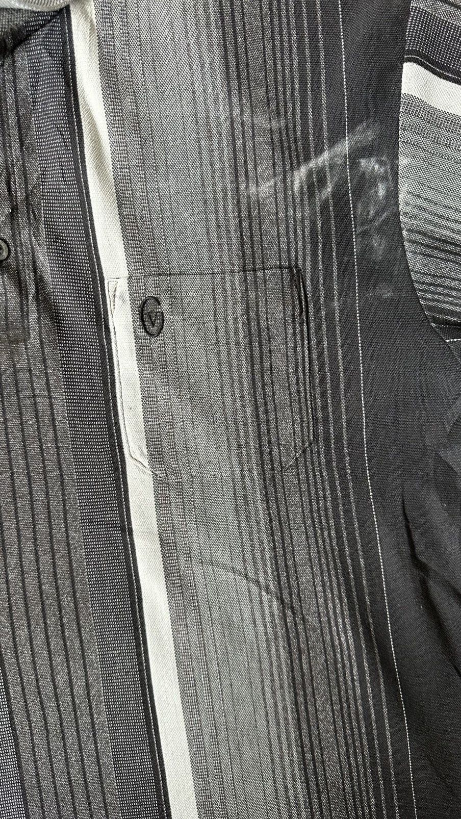 VINTAGE GIANNI VALENTINO POLO TEE STRIPES