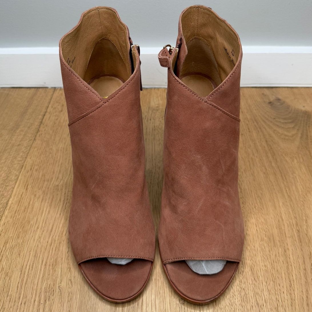 Joie NEW Joie Diya Open Toe High Heel Zippered Leather Bootie Size US 9.5 / IT 39.5 - 2 Thumbnail