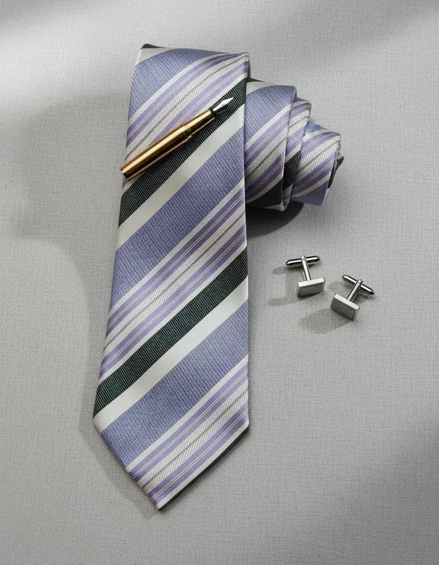 Ermenegildo Zegna Ermenegildo Zegna striped silk tie – FASHIONELLA Size ONE SIZE - 7 Thumbnail