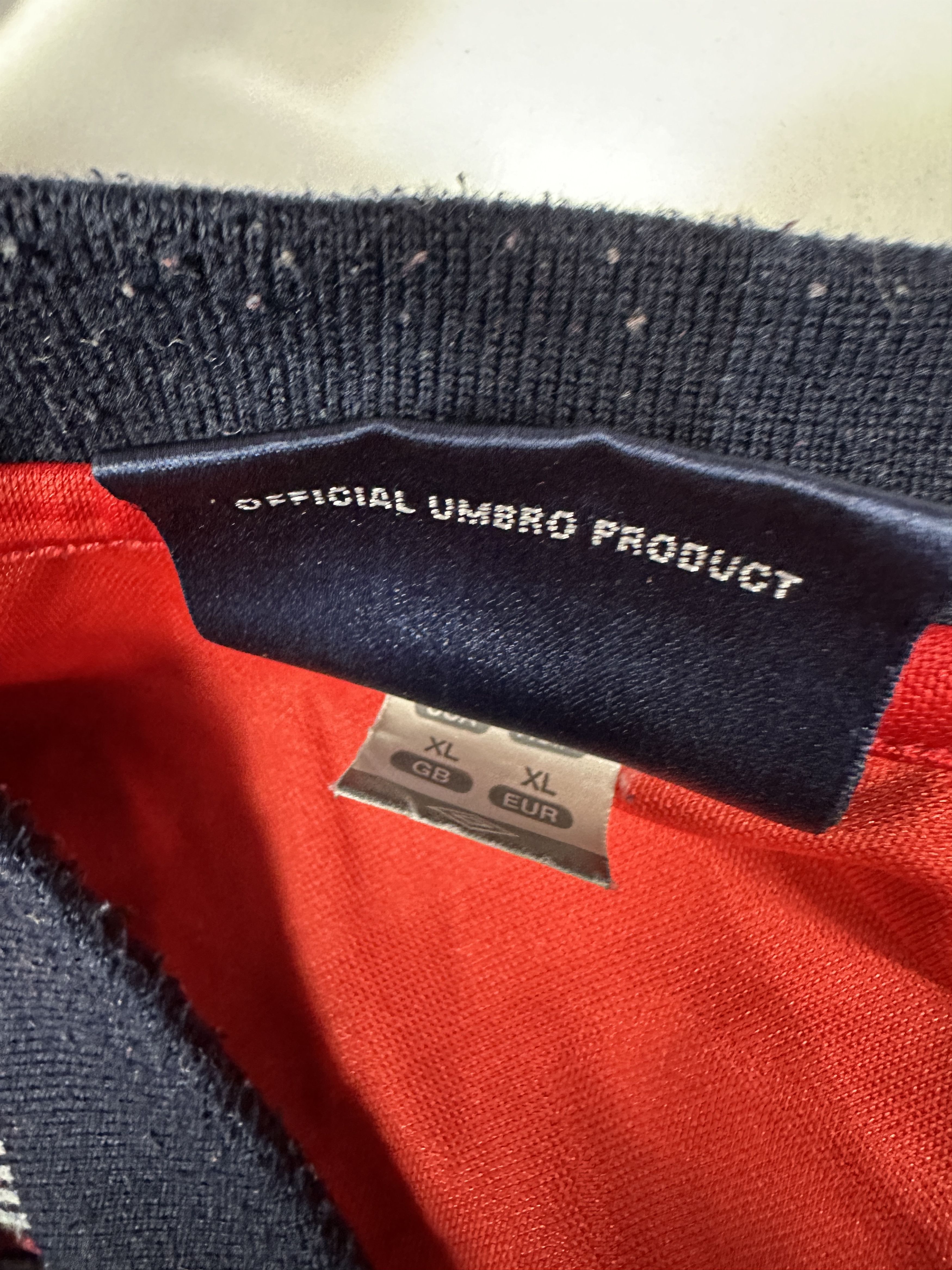 Umbro × Vintage England Reissue 1990-1992 Away Soccer Jersey size XL Size US XL / EU 56 / 4 - 5 Thumbnail