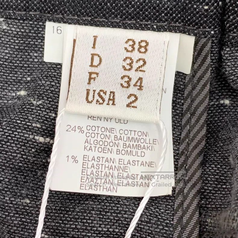 Brunello Cucinelli Brunello Cucinelli Black and gray sequined zipper design w Size 25" / US 0 / IT 36 - 7 Thumbnail