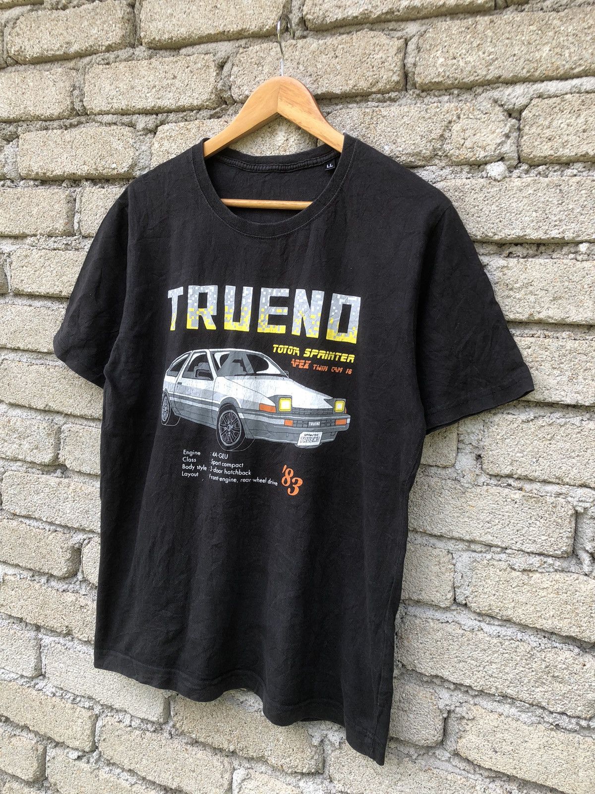 Japanese Brand × Vintage Vintage 1983 Toyota Sprinter Trueno AE86 Initial D Tshirt Size US M / EU 48-50 / 2 - 3 Thumbnail