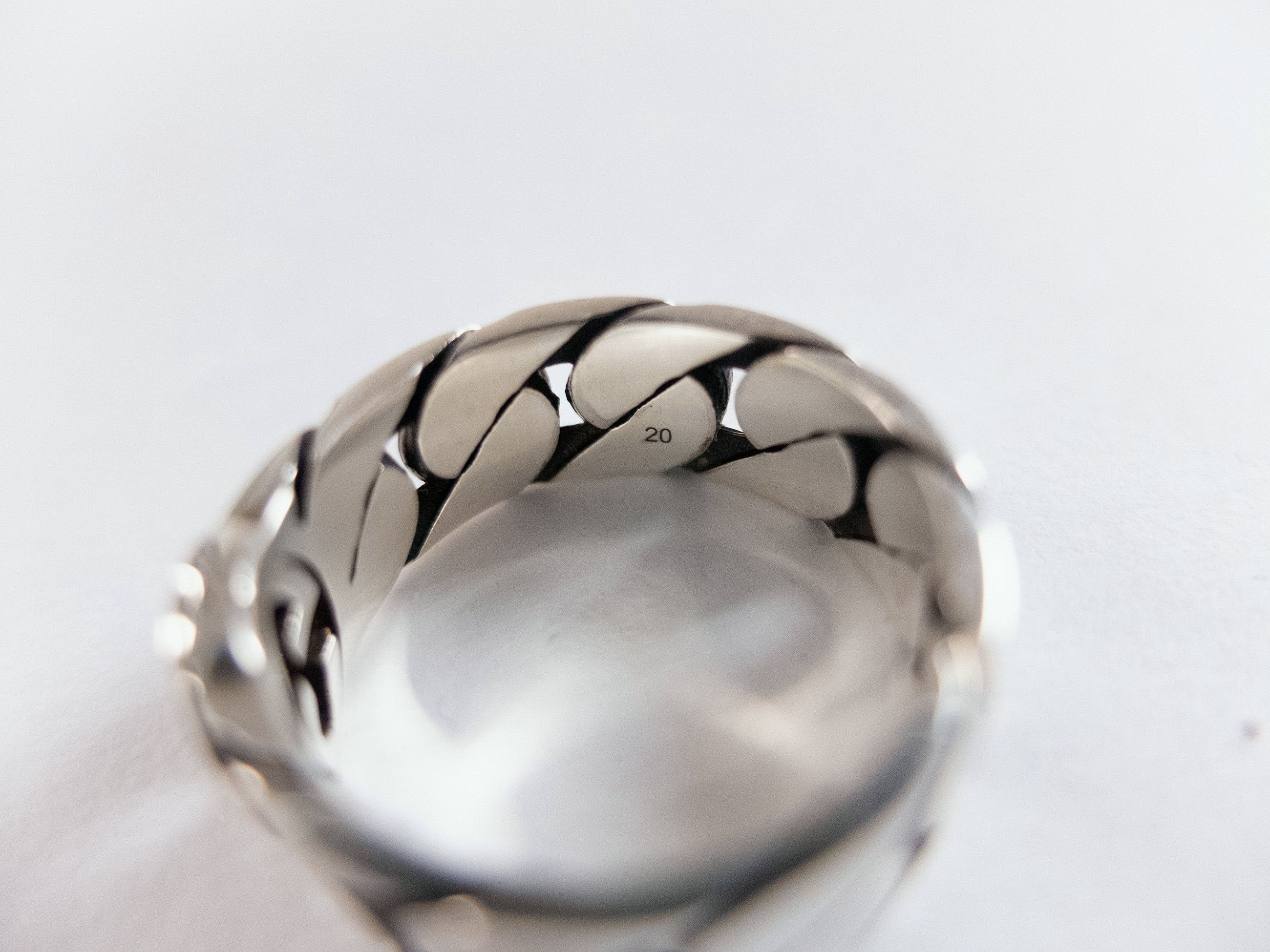 Gucci GUCCI interlocking G logo silver chain ring Size 20 / 9 Size ONE SIZE - 8 Thumbnail
