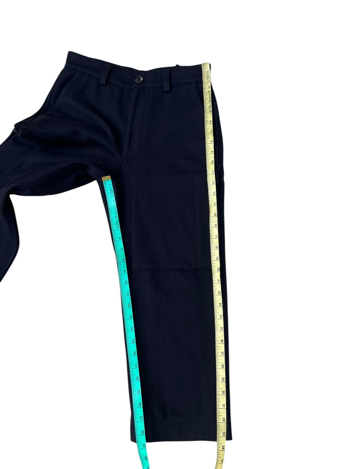 Kris Van Assche Kris Van Assche Gabardine Wool Cashmere Cargo Cropped Pant Size US 29 - 6 Thumbnail