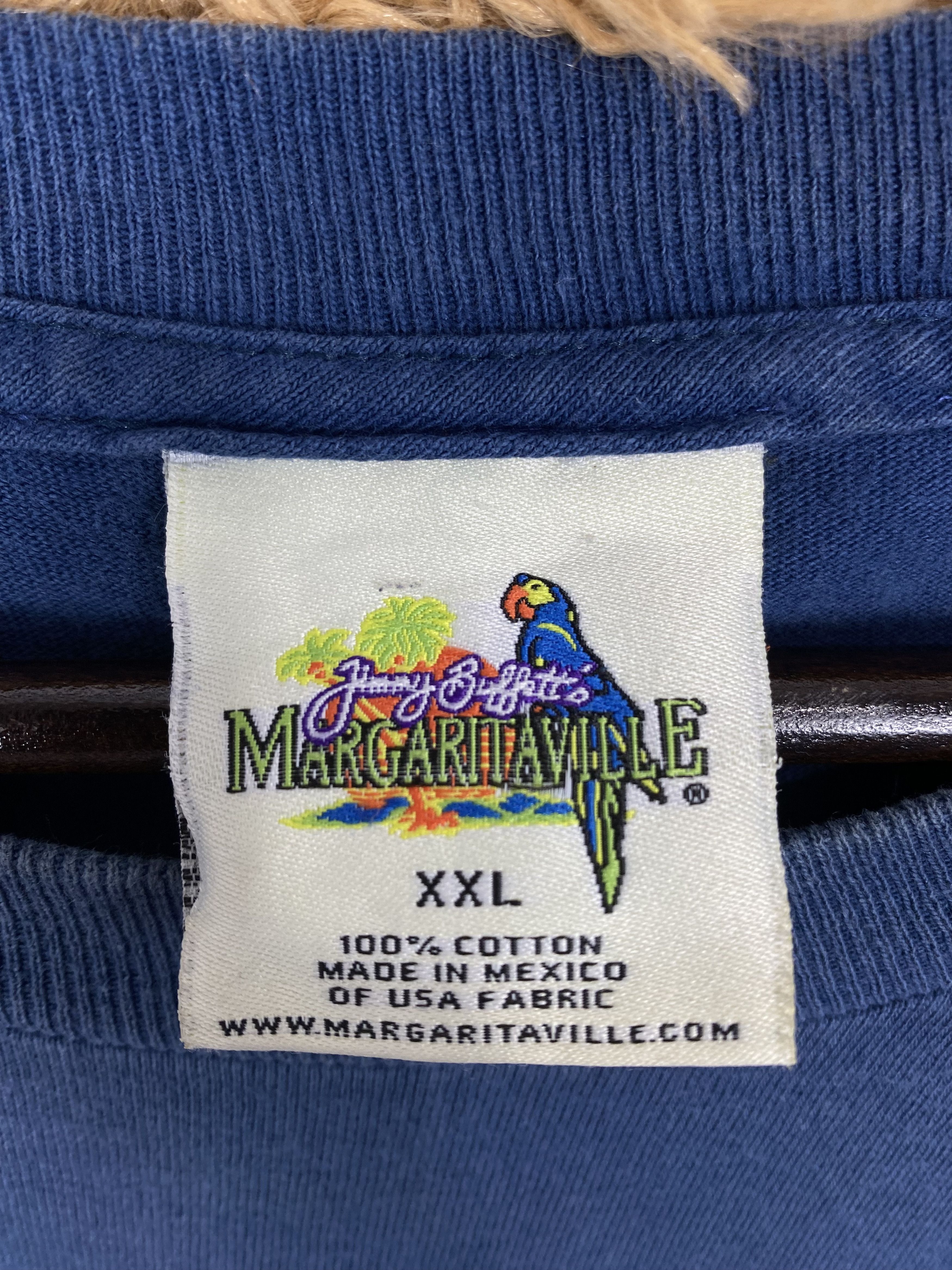 Band Tees Vintage Jimmy Buffett Margaritaville T-Shirts PT0057 Size US XXL / EU 58 / 5 - 6 Thumbnail