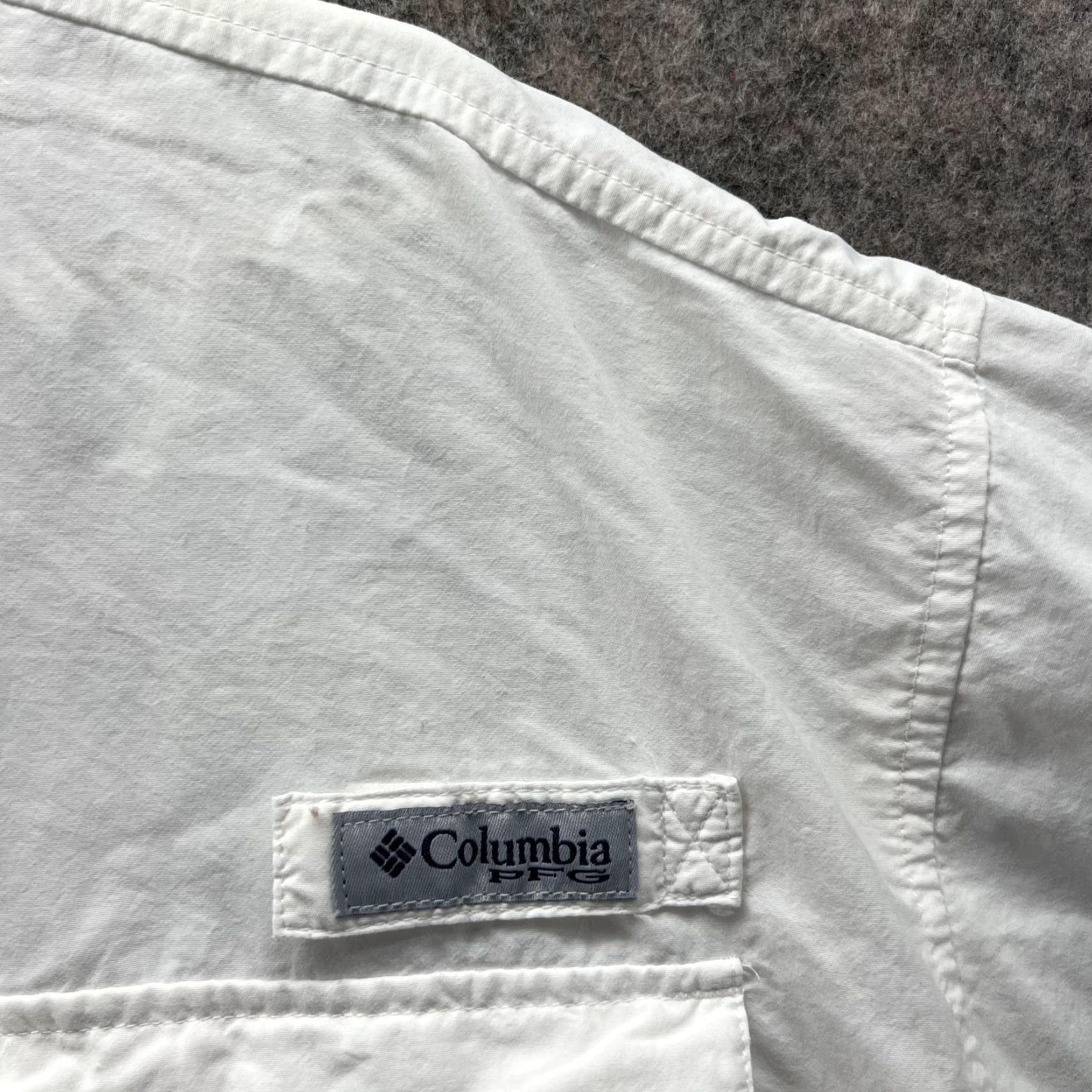 Vintage Columbia Shirt Men 1X White Button-Up Short Sleeve Casual All Seasons Big & Tall Vintage: No Size US XL / EU 56 / 4 - 5 Thumbnail