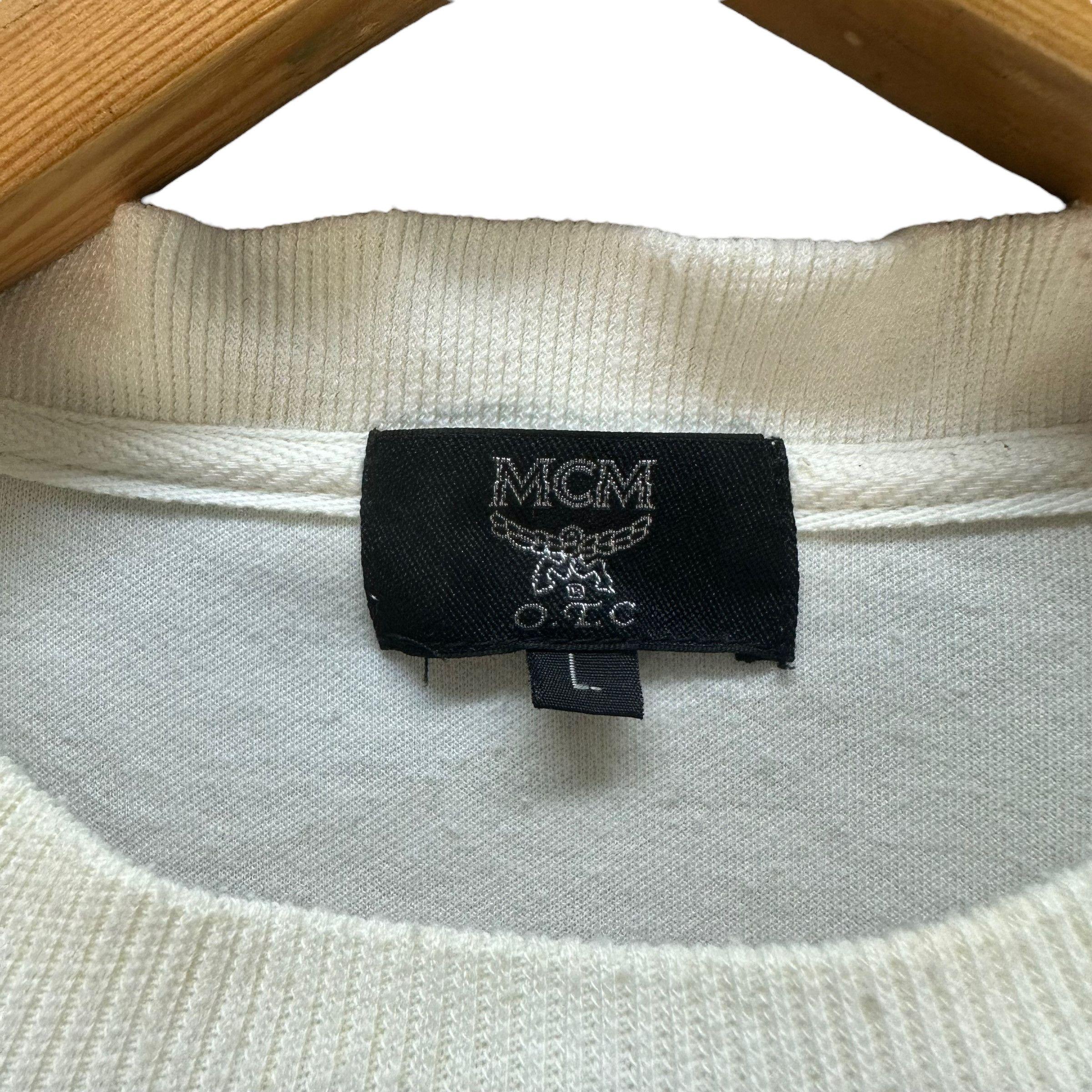MCM MCM O.T.C BIG LOGO SWEATSHIRTS #8435-008 Size US L / EU 52-54 / 3 - 7 Thumbnail