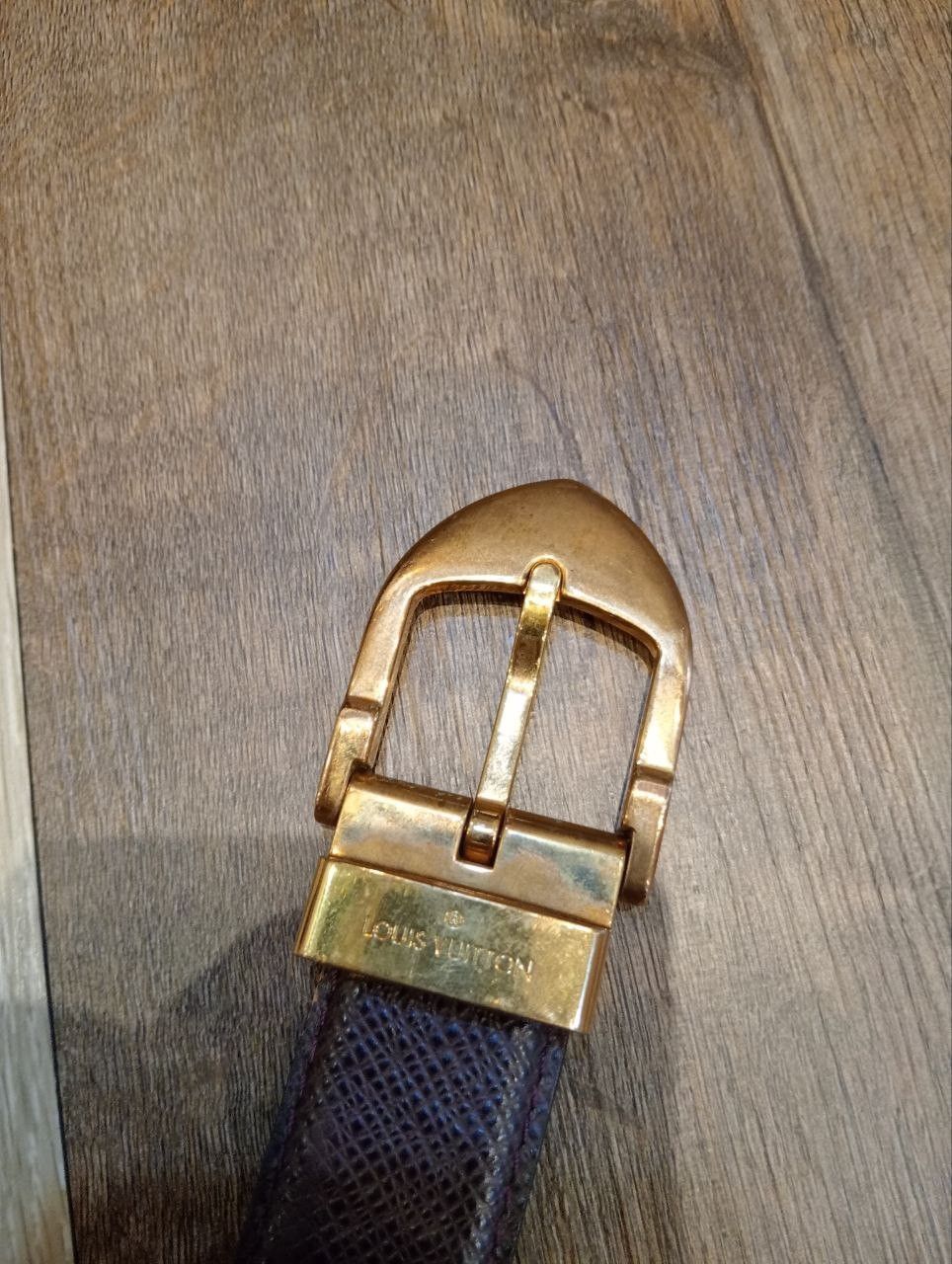 Louis Vuitton LUXURY LOUIS VUITTON LEATHER BELT Size ONE SIZE - 3 Thumbnail
