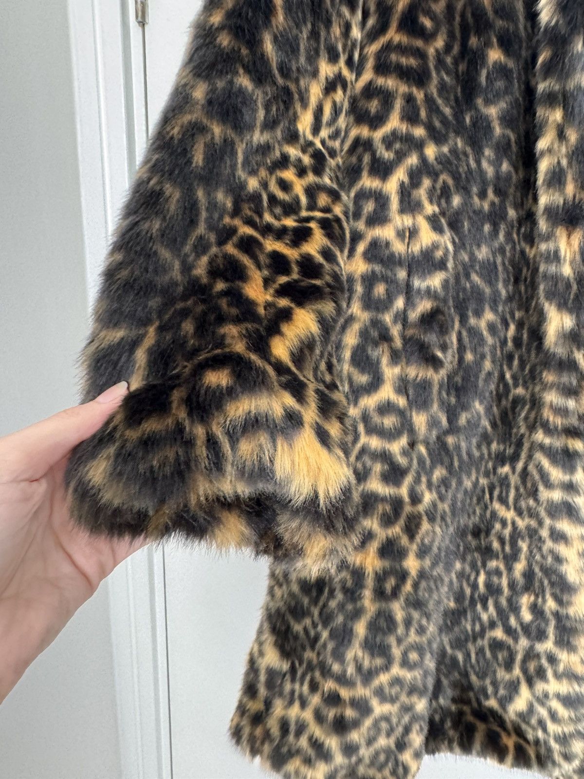 The Kooples Faux Fur Mid Coat by The Kooples in Size 1 (Small, UK 8) Size S / US 4 / IT 40 - 8 Thumbnail