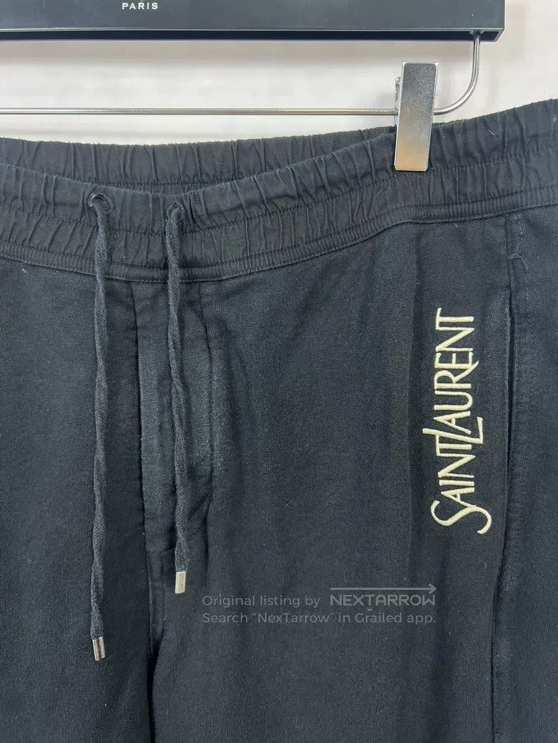 Saint Laurent Paris Saint Laurent Paris size XL Embroidered Logo Drawstring Cu Size US 27 - 3 Thumbnail