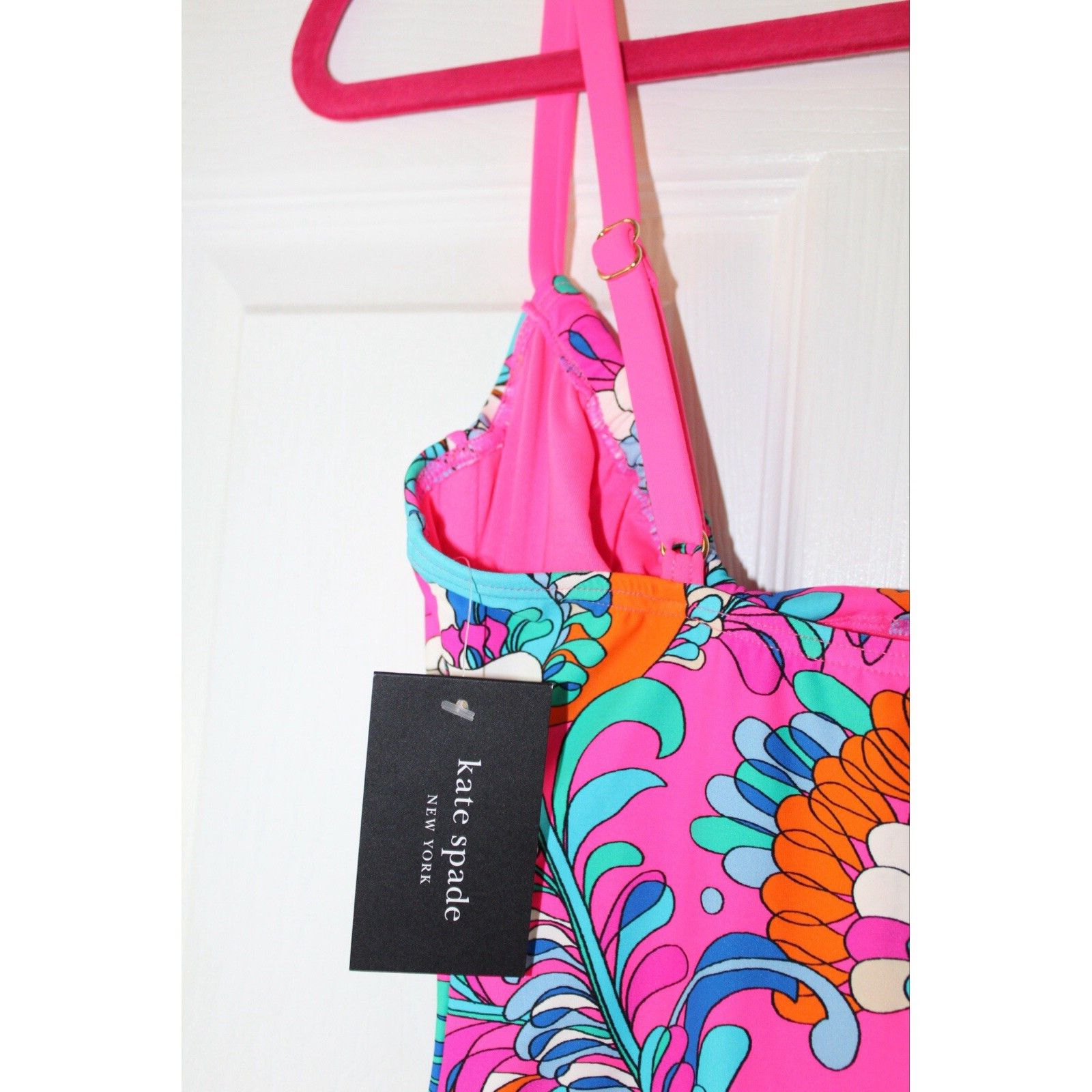 Other NWT Kate Spade Radiant Pink One Piece Bikini Size Small Size ONE SIZE - 6 Thumbnail
